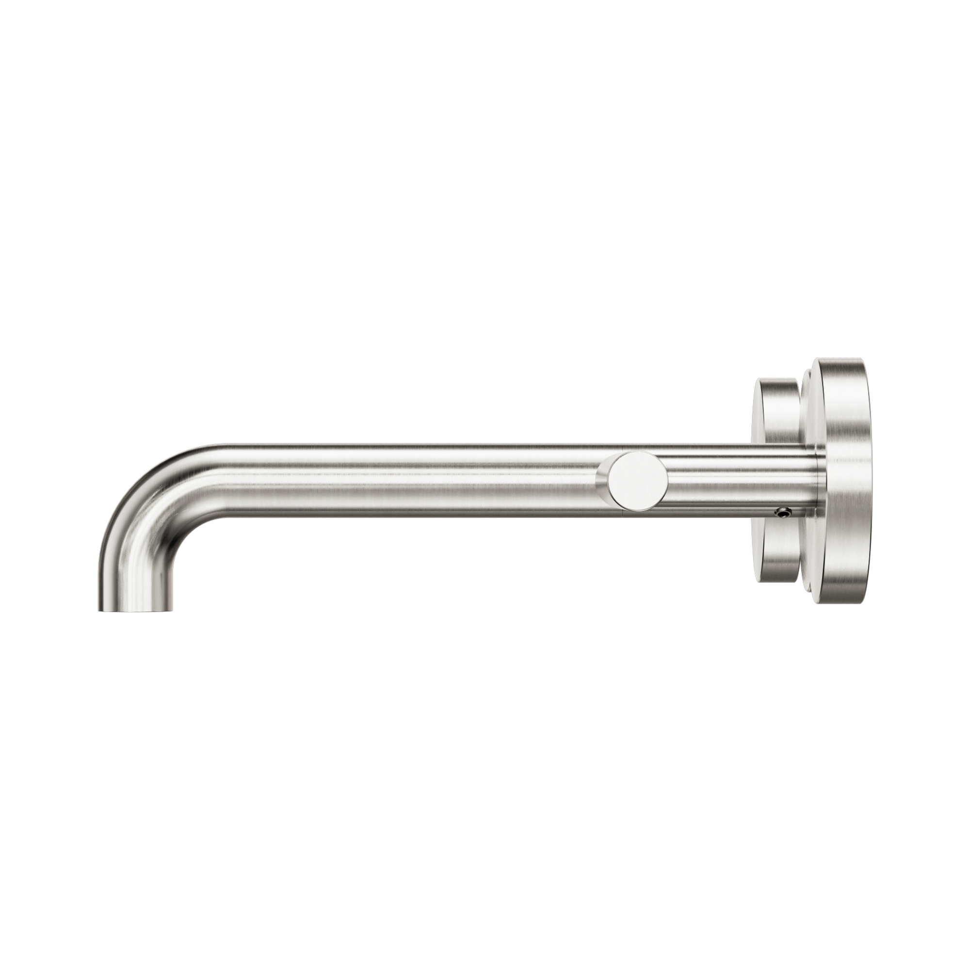 25 D007 BN Mecca Wall Basin Bath Set 185mm Spout Brushed Nickel image 2