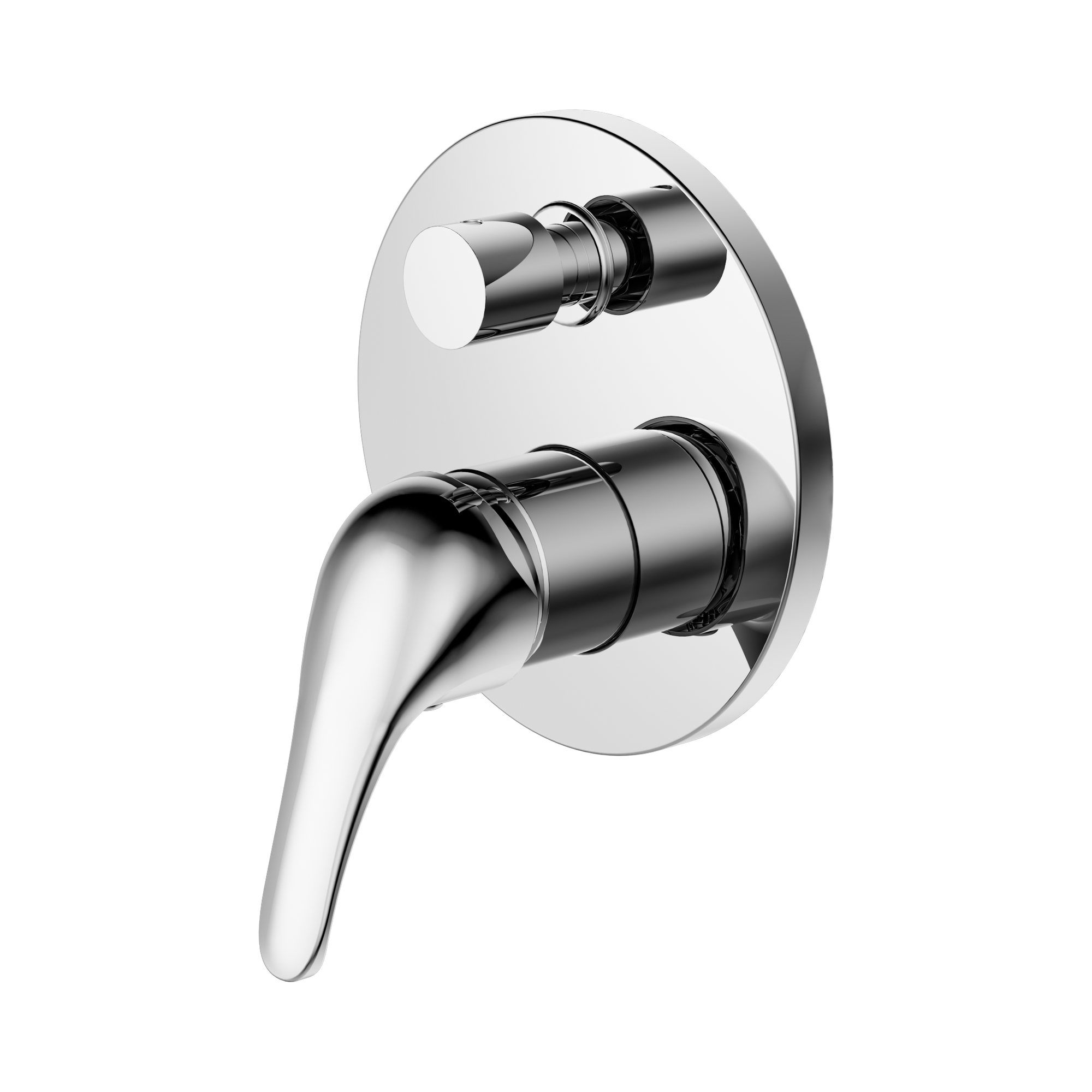 NR110009a CH Classic Shower Mixer With Divertor Chrome image 1