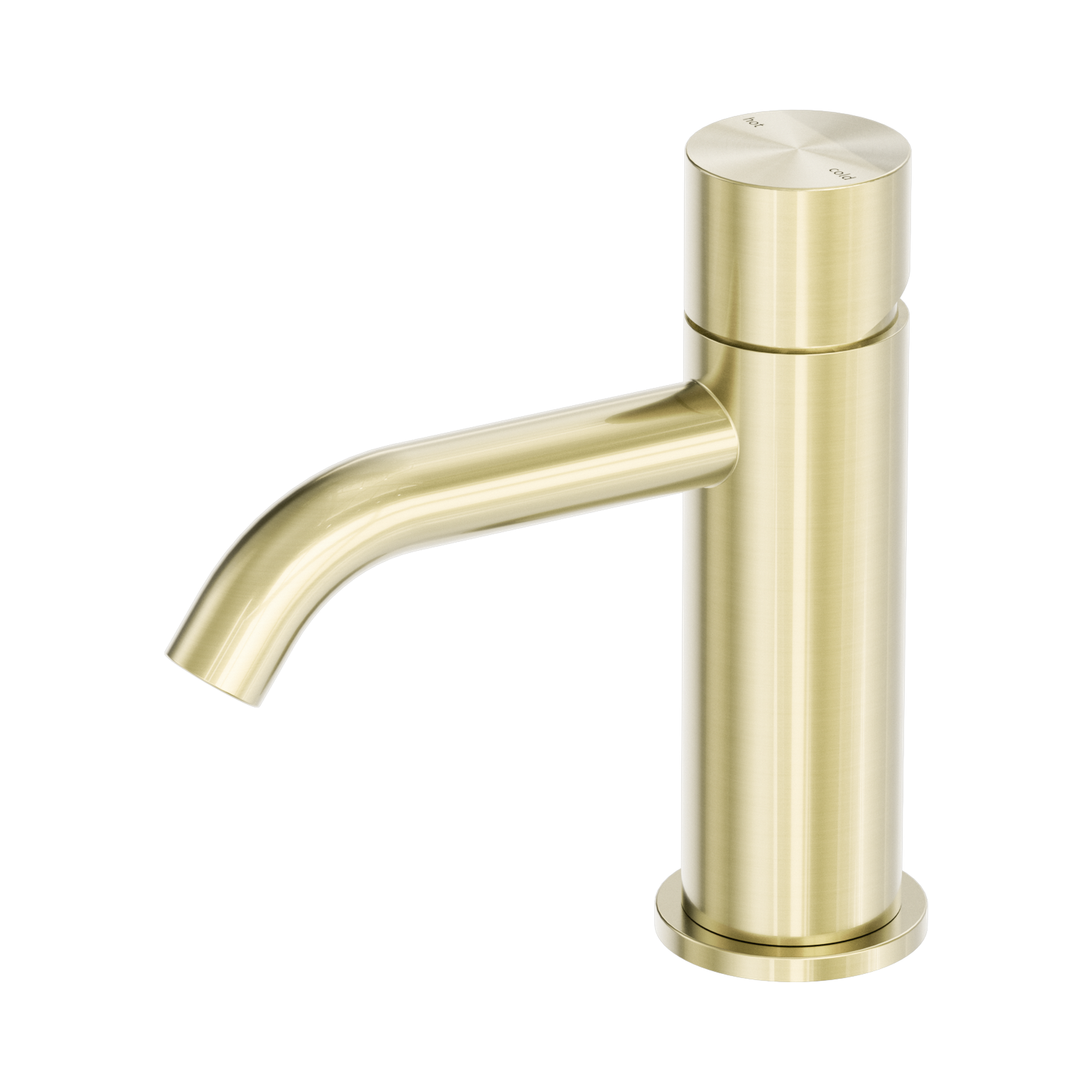 NR162201b BG Zen SS316 L Basin Mixer Handless Brushed Gold image 1