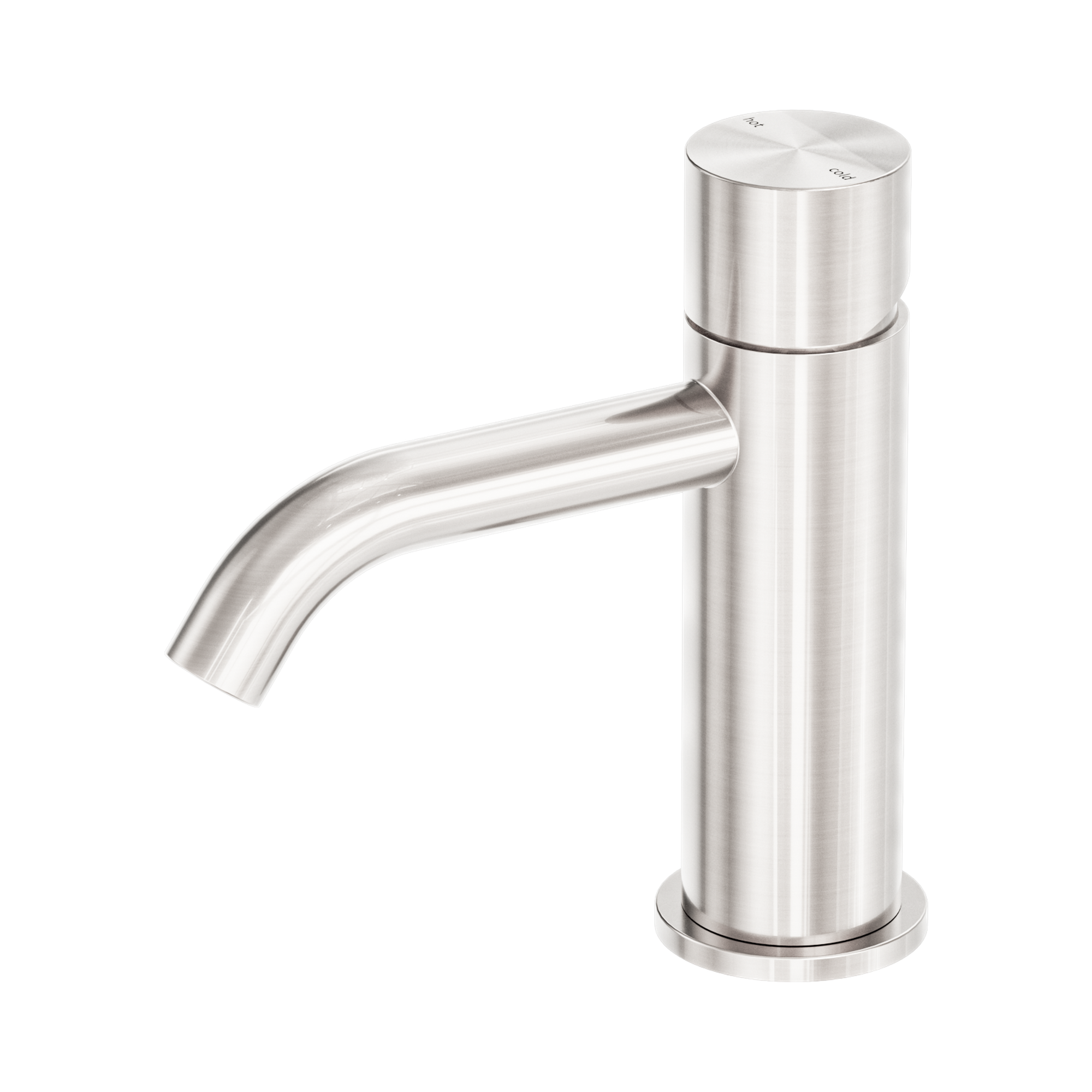 NR162201b BN Zen SS316 L Basin Mixer Handless Brushed Nickel image 1