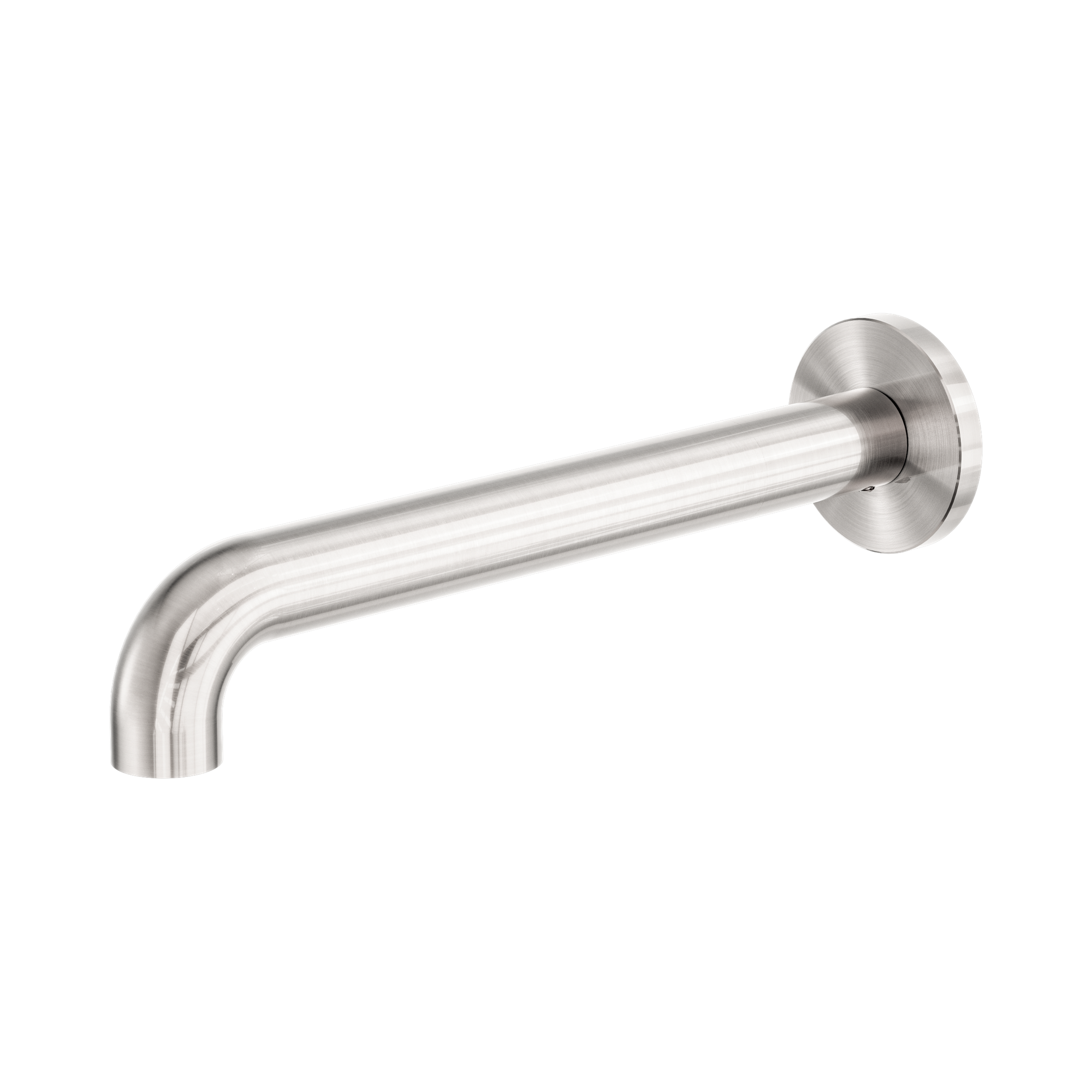 NR162203b230 BN Zen SS316 L Round Basin Bath Spout Only 230mm Brushed Nickel image 1