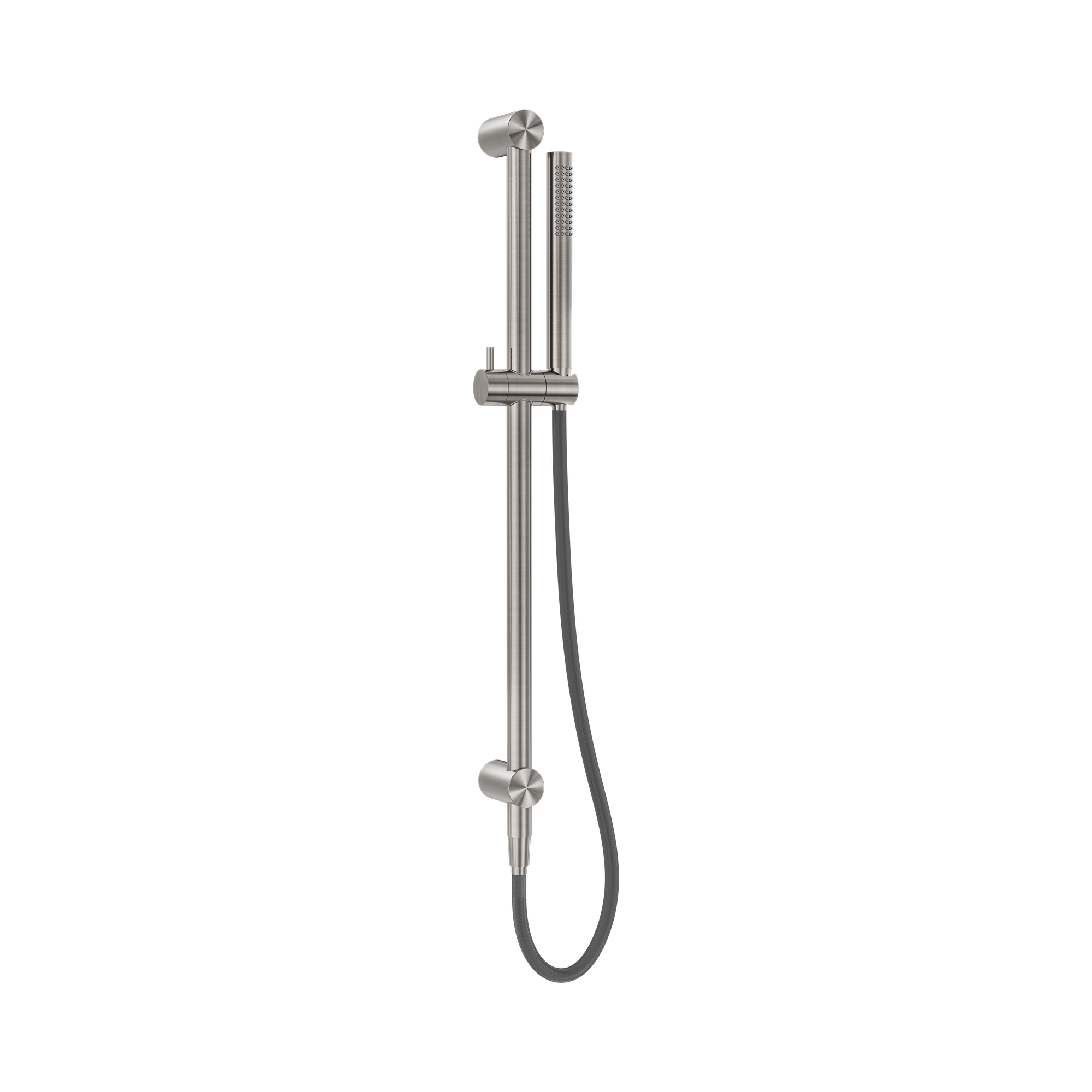 NR162205b01 BN Zen SS316 L Shower Rail With Outdoor Shower Hose Brushed Nickel image 1