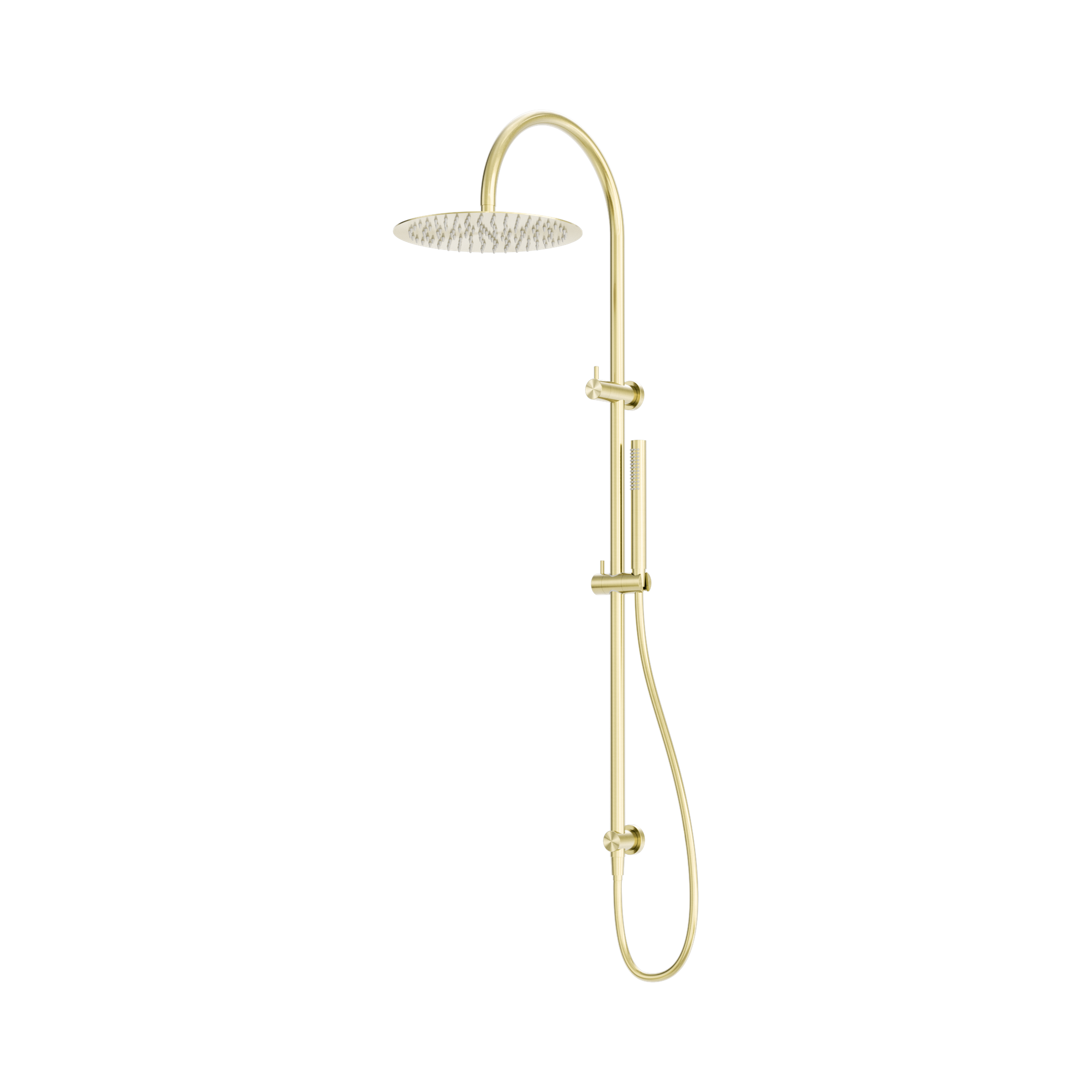 NR162205c02 BG Zen SS316 L Twin Shower Brushed Gold image 1