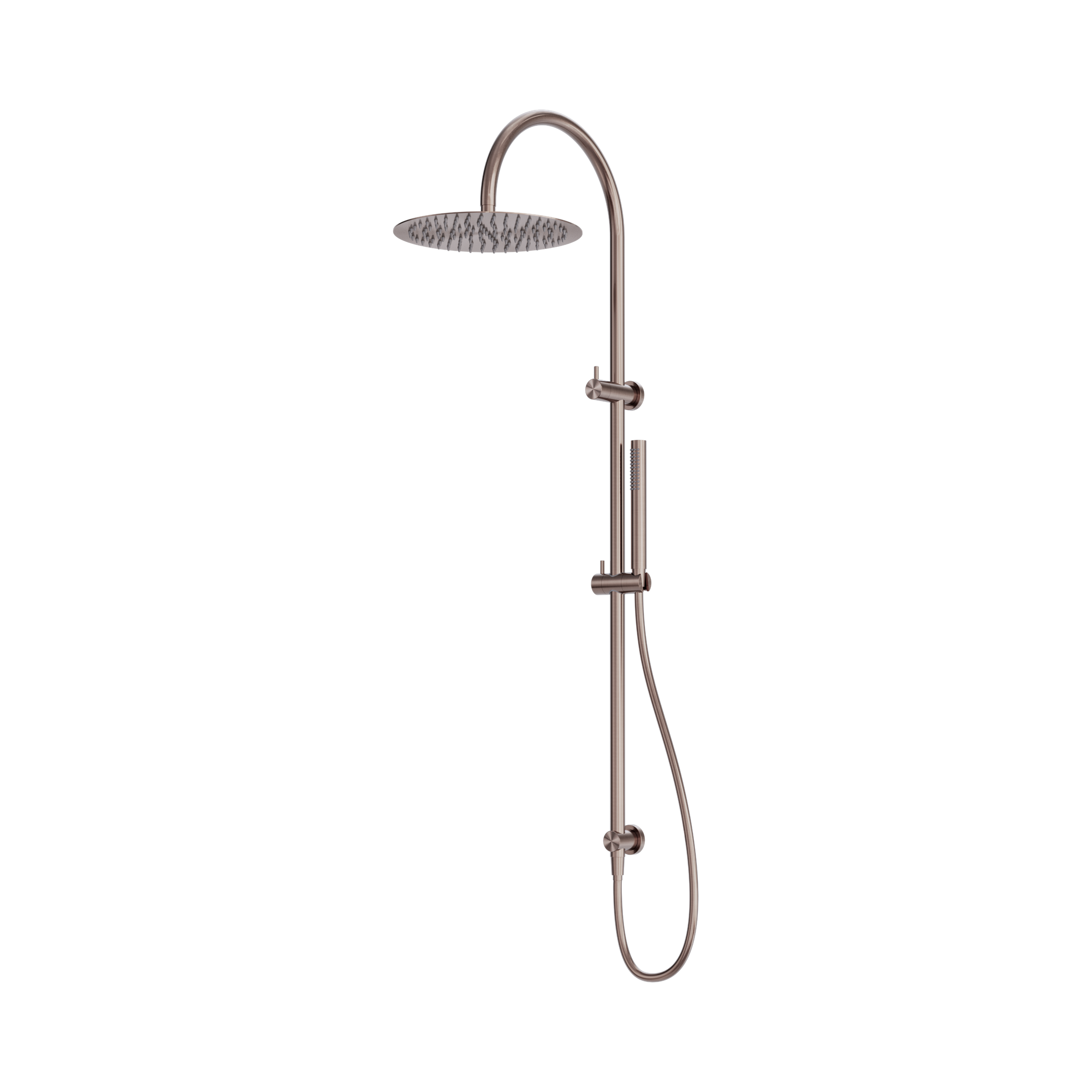 NR162205c02 BZ Zen SS316 L Twin Shower Brushed Bronze image 1
