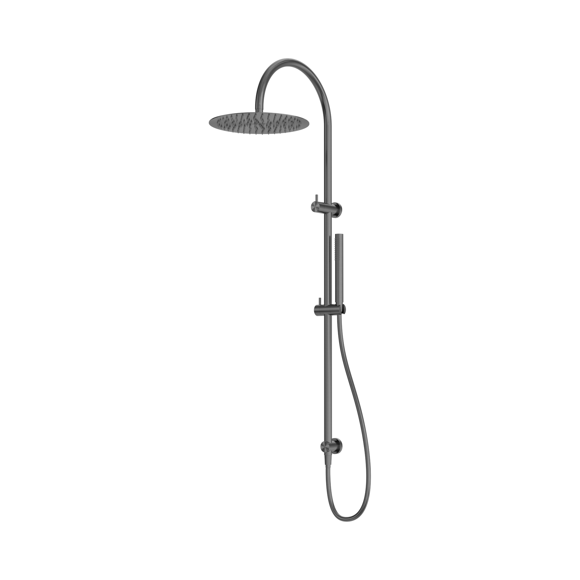 NR162205c02 GR Zen SS316 L Twin Shower Graphite image 1