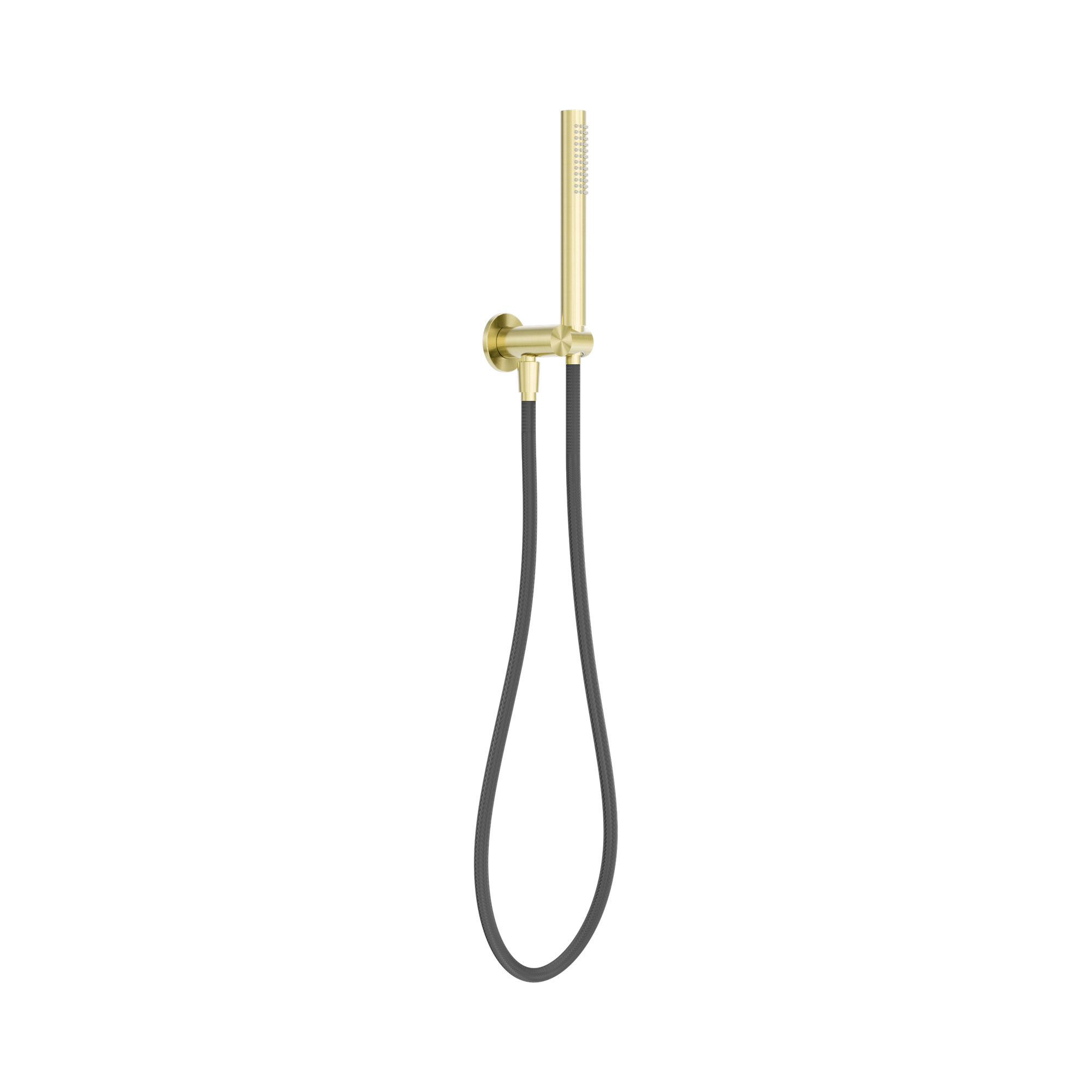 NR162205d01 BG Zen SS316 L Shower On Bracket With Outdoor Shower Hose Brushed Gold image 1