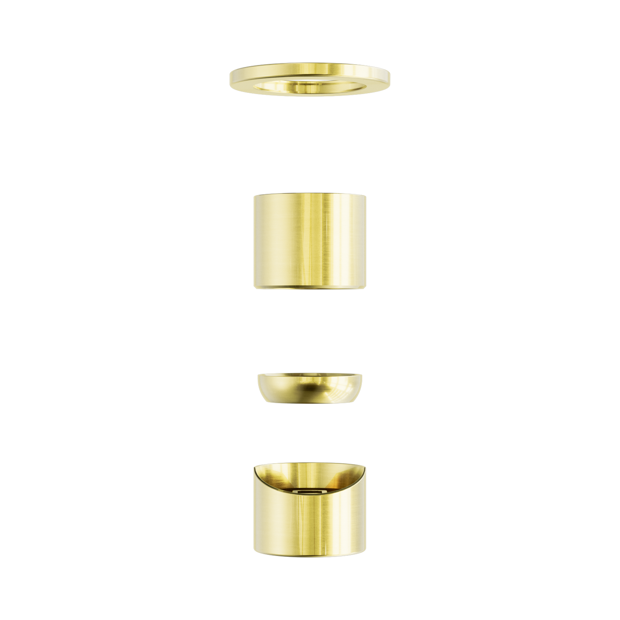 NR162211t BG Zen SS316 L Shower Mixer Trim Kits Only Brushed Gold image 2