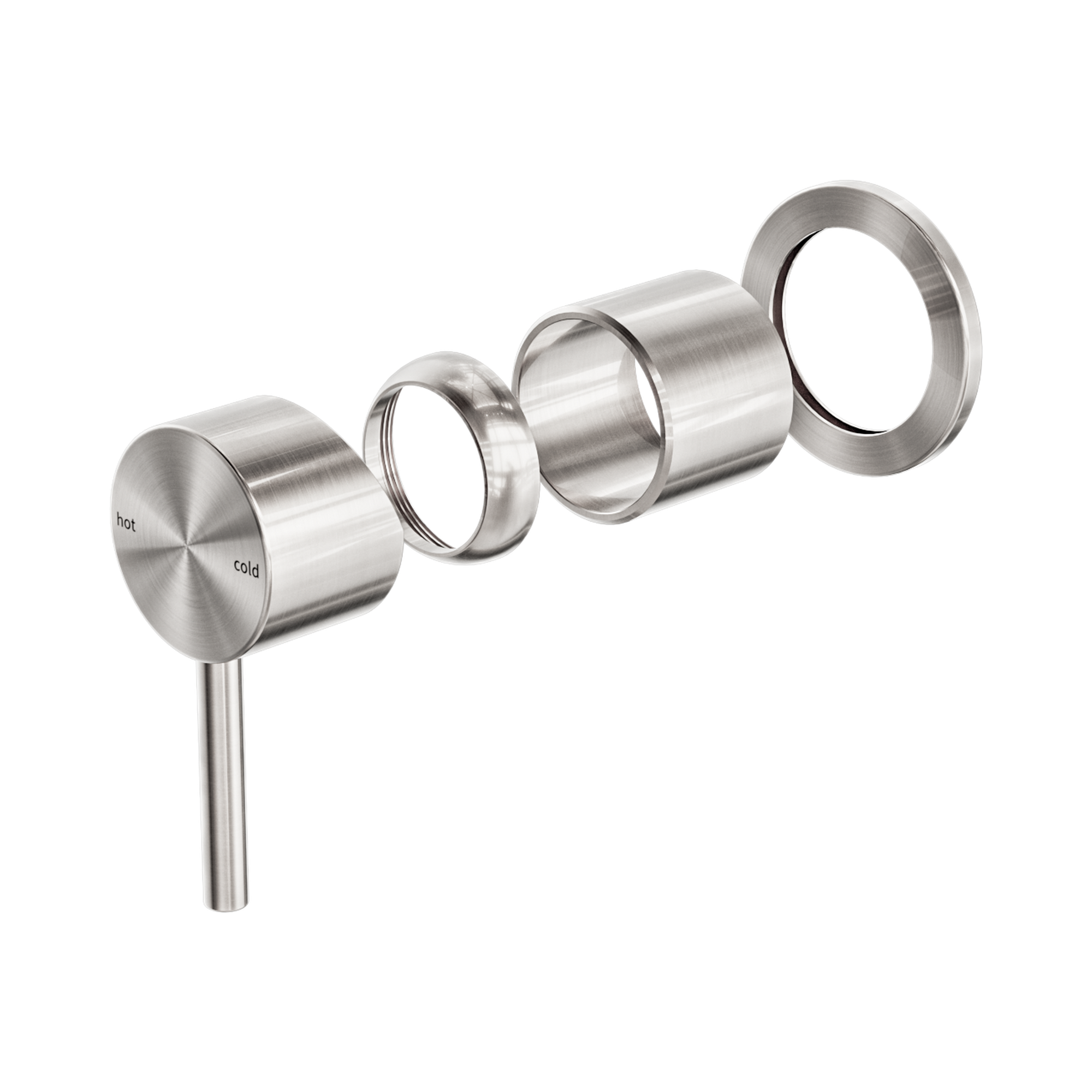 NR162211t BN Zen SS316 L Shower Mixer Trim Kits Only Brushed Nickel image 1