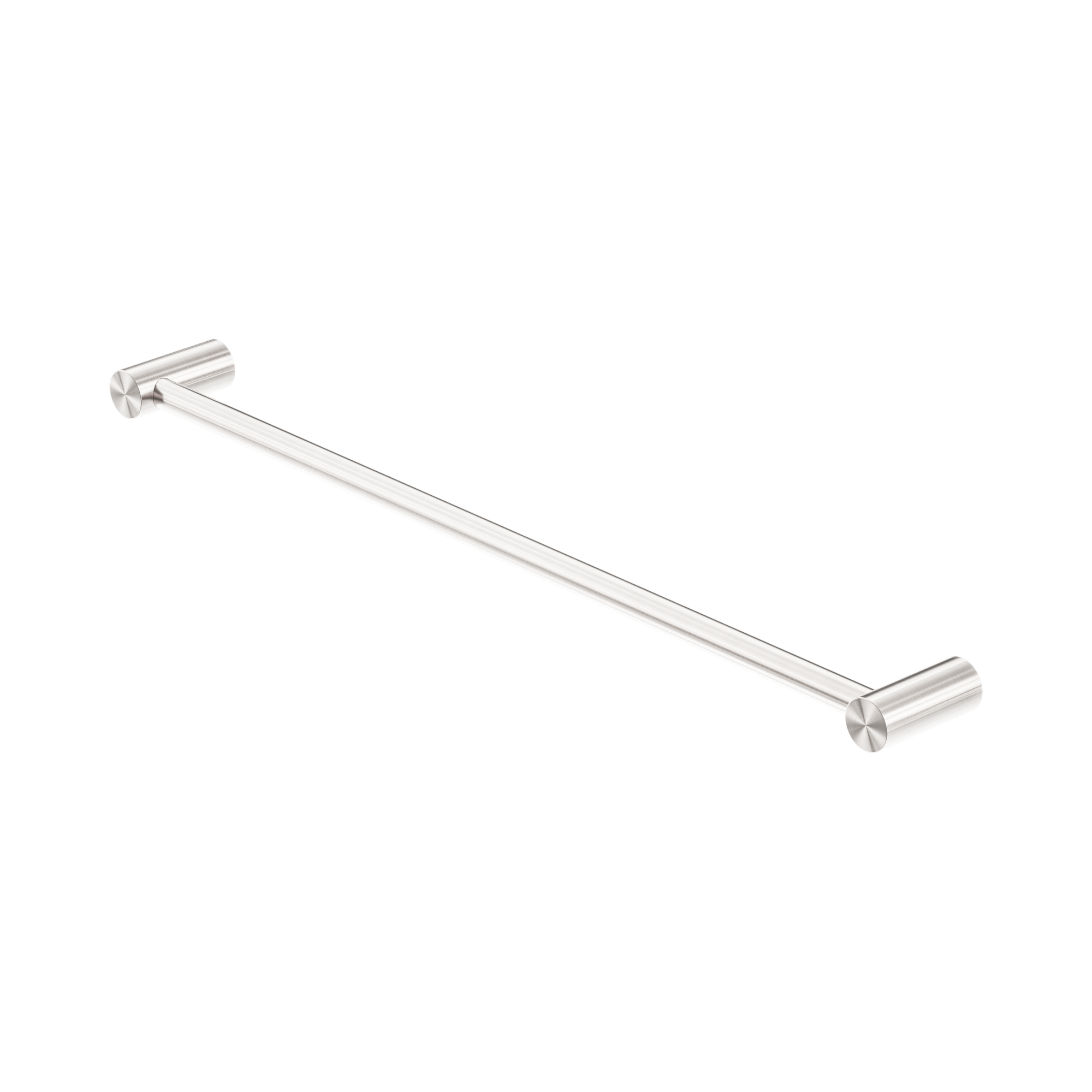 NR1624 BN Zen SS316 L Single Towel Rail 600mm Brushed Nickel image 1