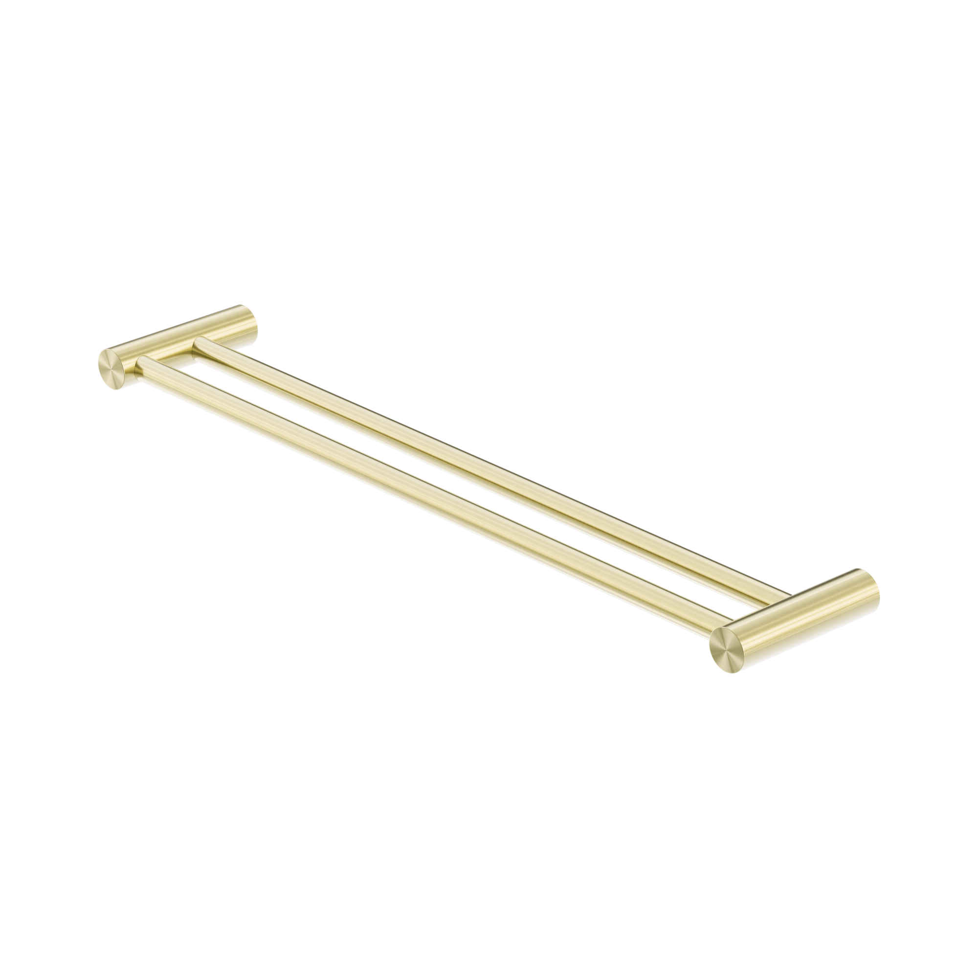 NR1624d BG Zen SS316 L Double Towel Rail 600mm Brushed Gold image 1