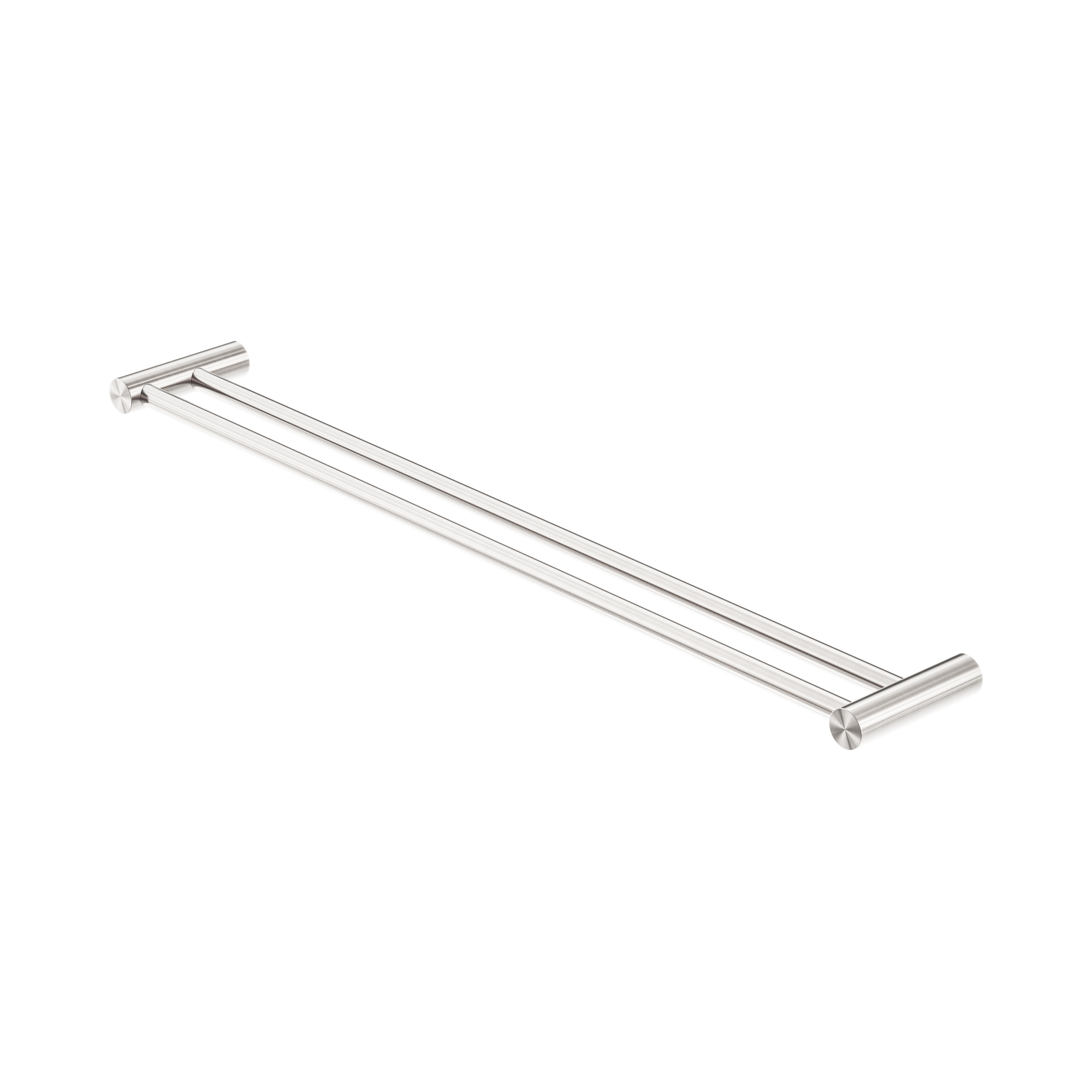 NR1630d BN Zen SS316 L Double Towel Rail 800mm Brushed Nickel image 1