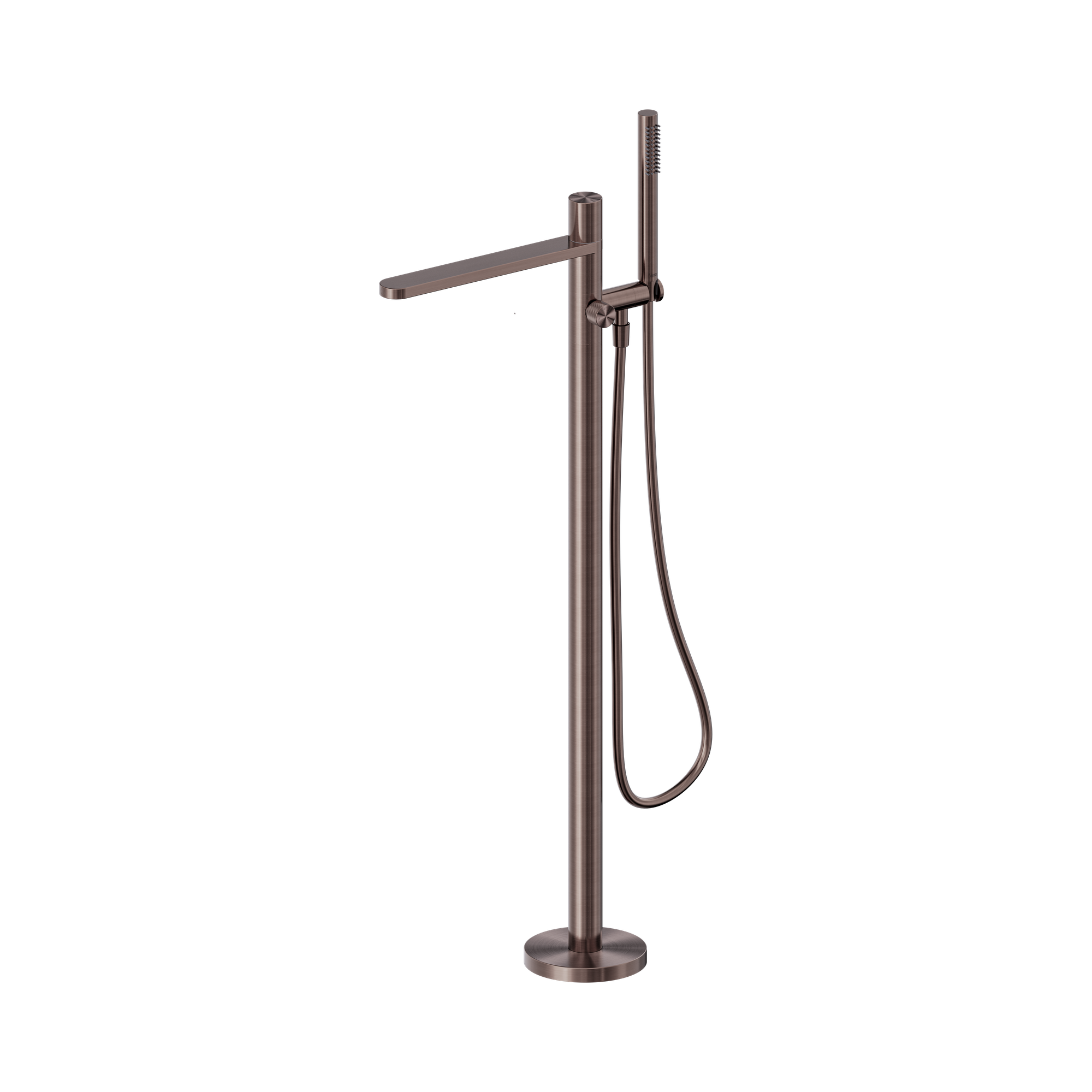 NR172203a02 BZ Pure SS316 L Freestanding Bath Mixer Brushed Bronze image 1