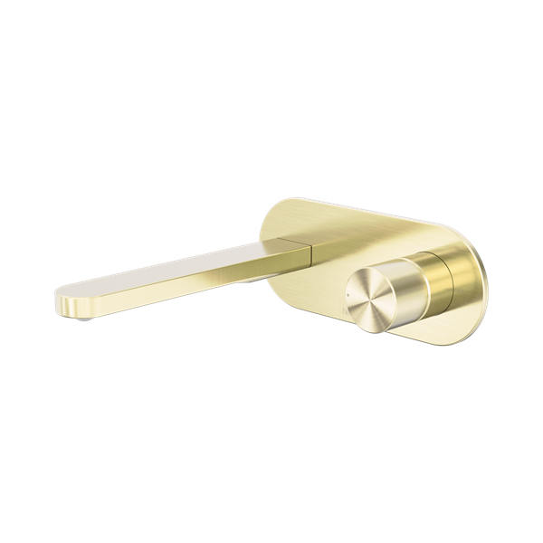 NR172210a BG Pure SS316 L Wall Basin Bath Mixer Whole Set Brushed Gold Thumb