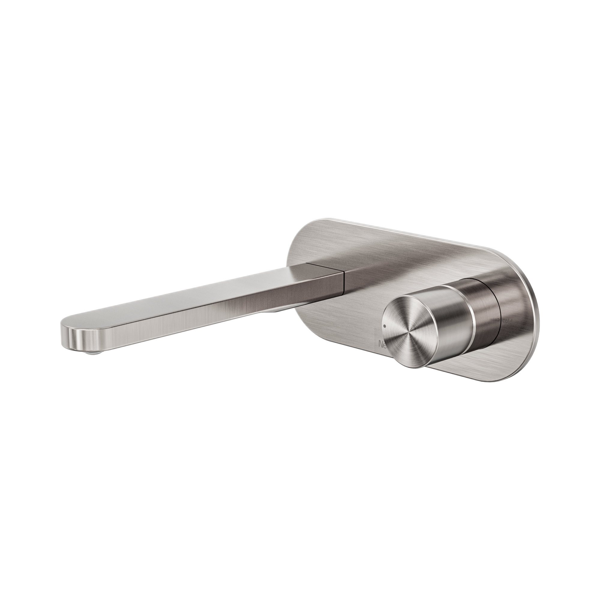 NR172210a BN Pure SS316 L Wall Basin Bath Mixer Whole Set Brushed Nickel image 1