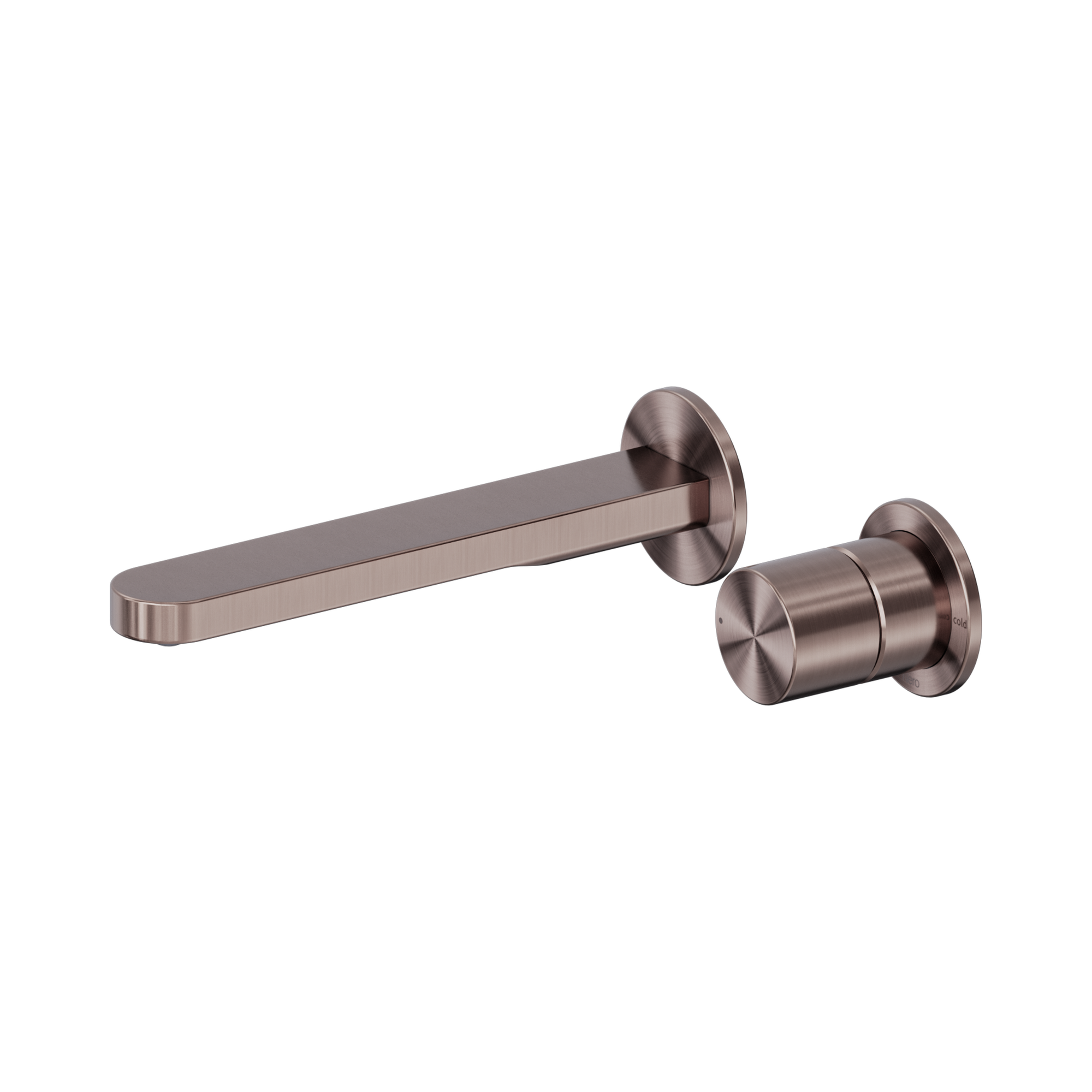 NR172210b BZ Pure SS316 L Wall Basin Bath Mixer Separate Back Plate Whole Set Brushed Bronze image 1