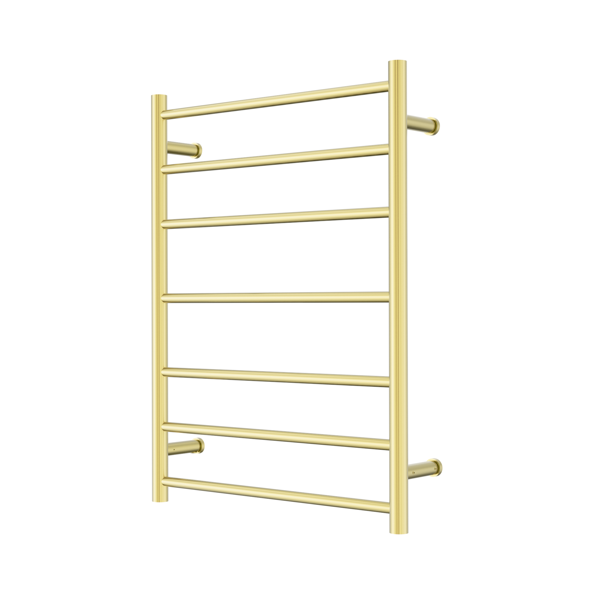 NR190003h BG Mecca 240 V 7 Bar Heated Towel Ladder Brushed Gold image 1