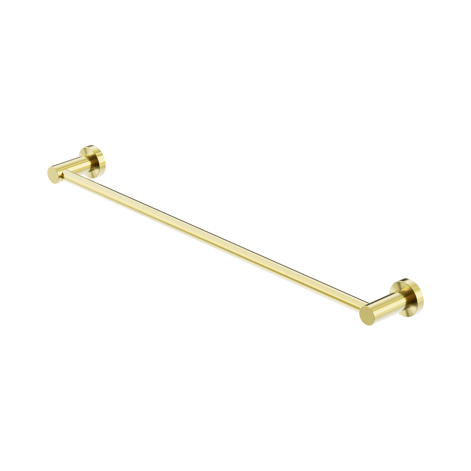 NR1924 BG Mecca Single Towel Rail 600mm Brushed Gold image 1
