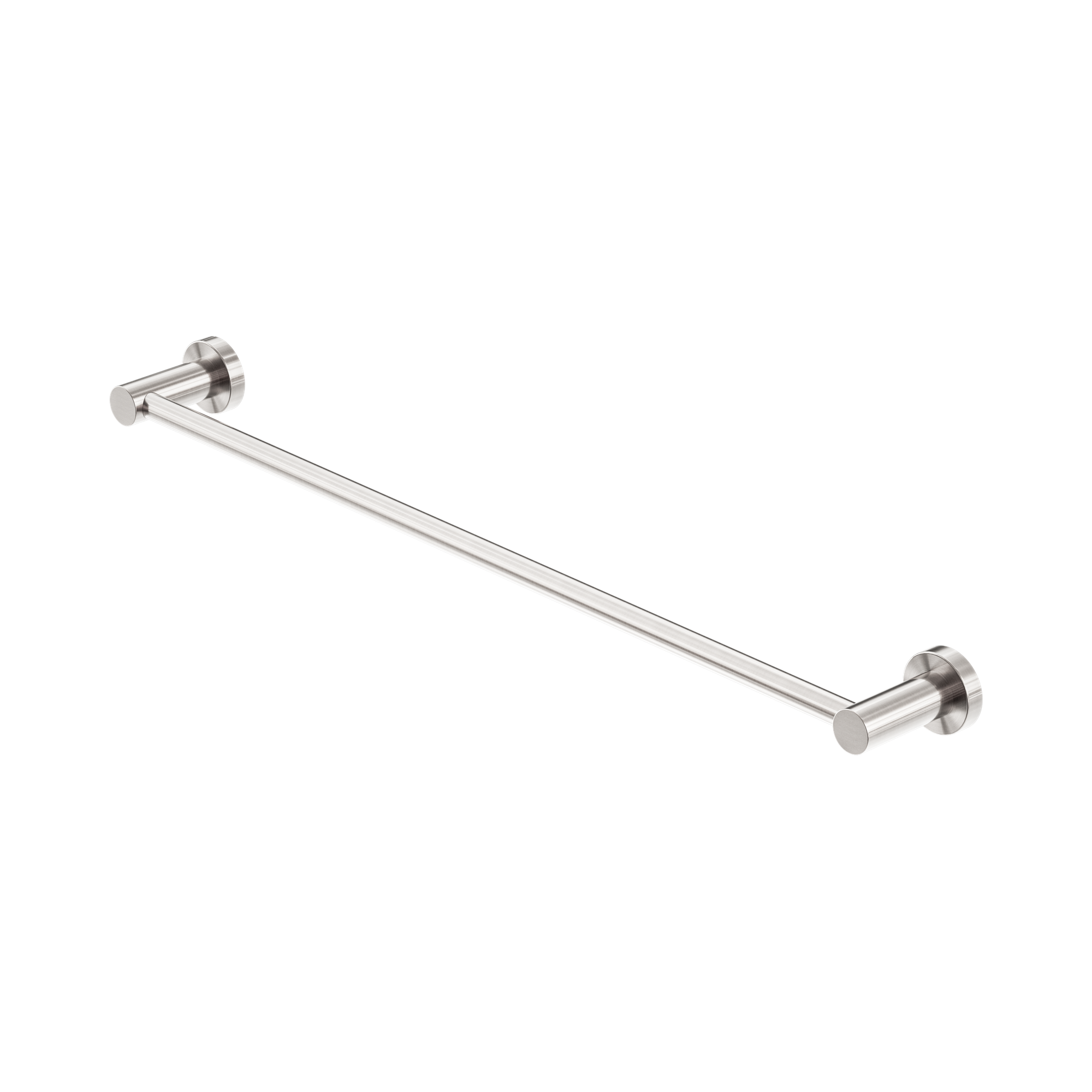 NR1924 BN Mecca Single Towel Rail 600mm Brushed Nickel image 1