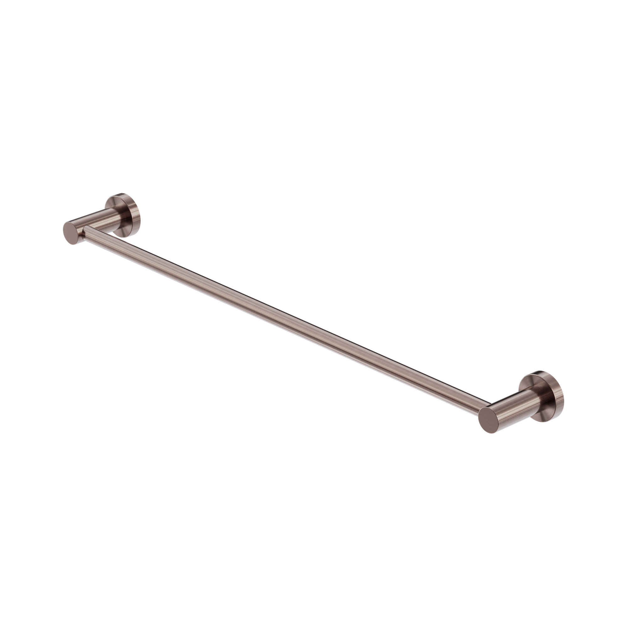 NR1924 BZ Mecca Single Towel Rail 600mm Brushed Bronze image 1