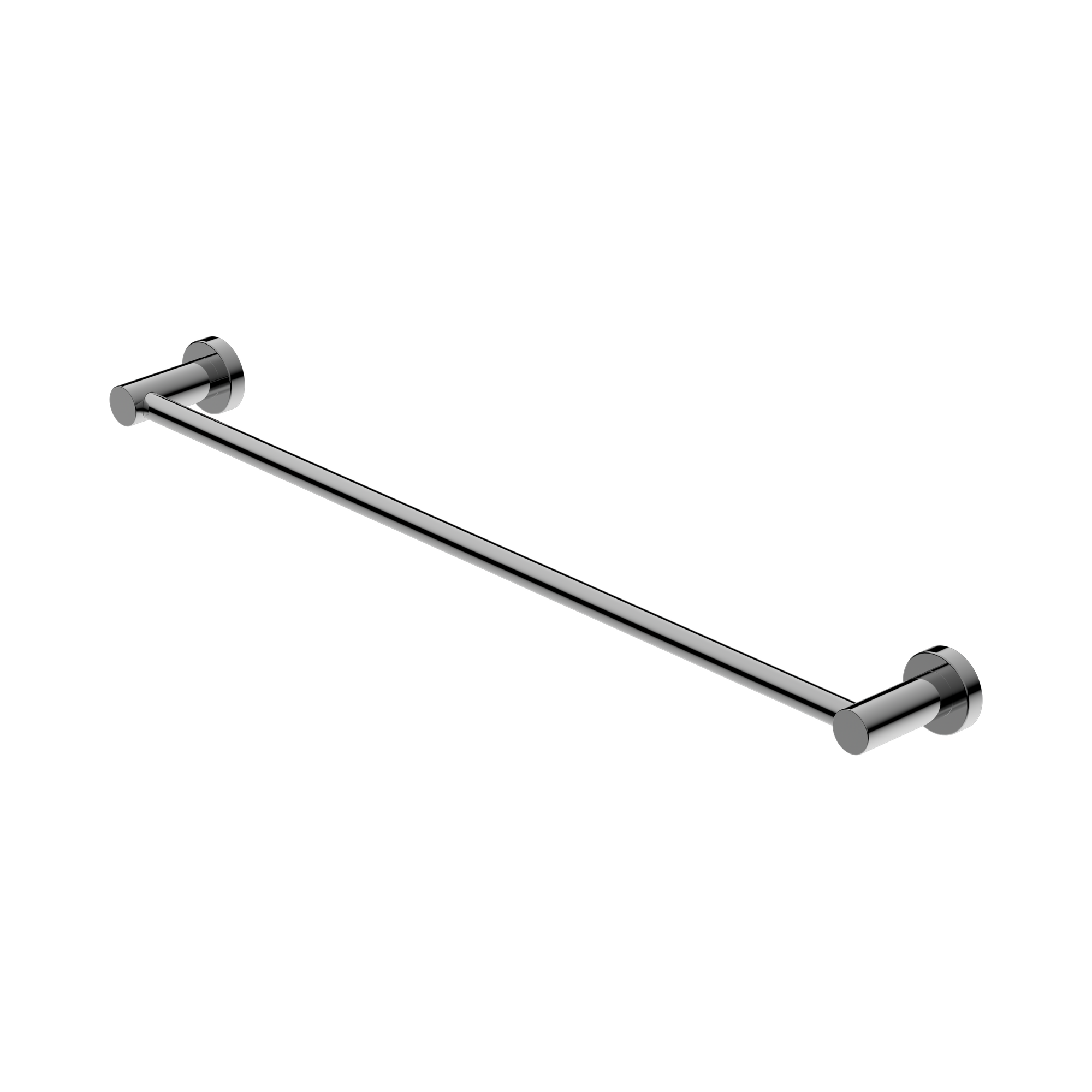 NR1924 CH Mecca Single Towel Rail 600mm Chrome image 1