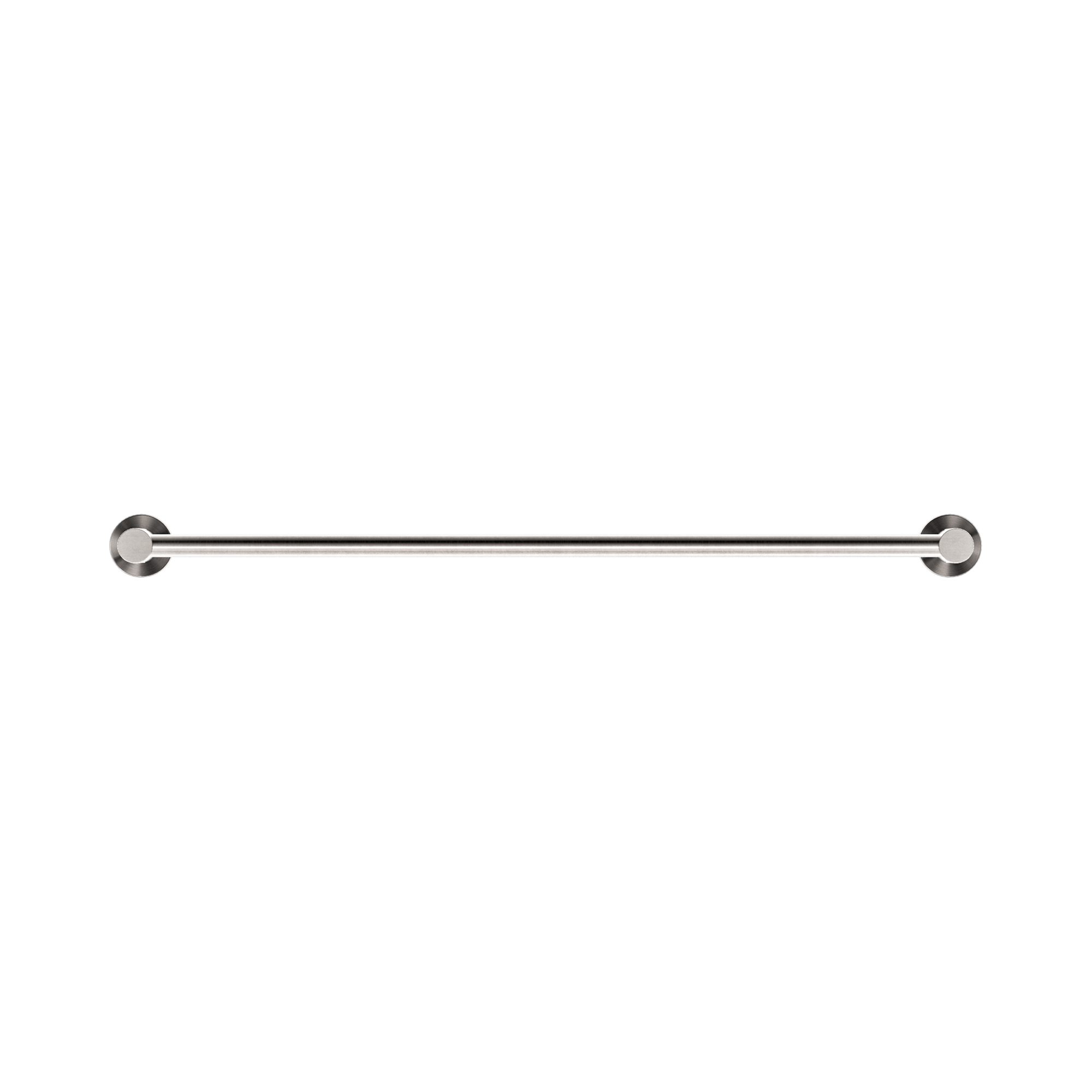 NR1924d BN Mecca Double Towel Rail 600mm Brushed Nickel image 2