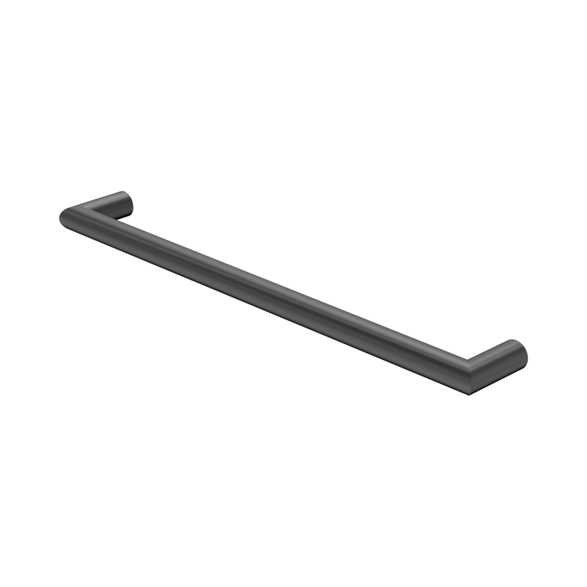 NR1925h GM Mecca 240 V Single Heated Towel Rail Gun Metal image 1