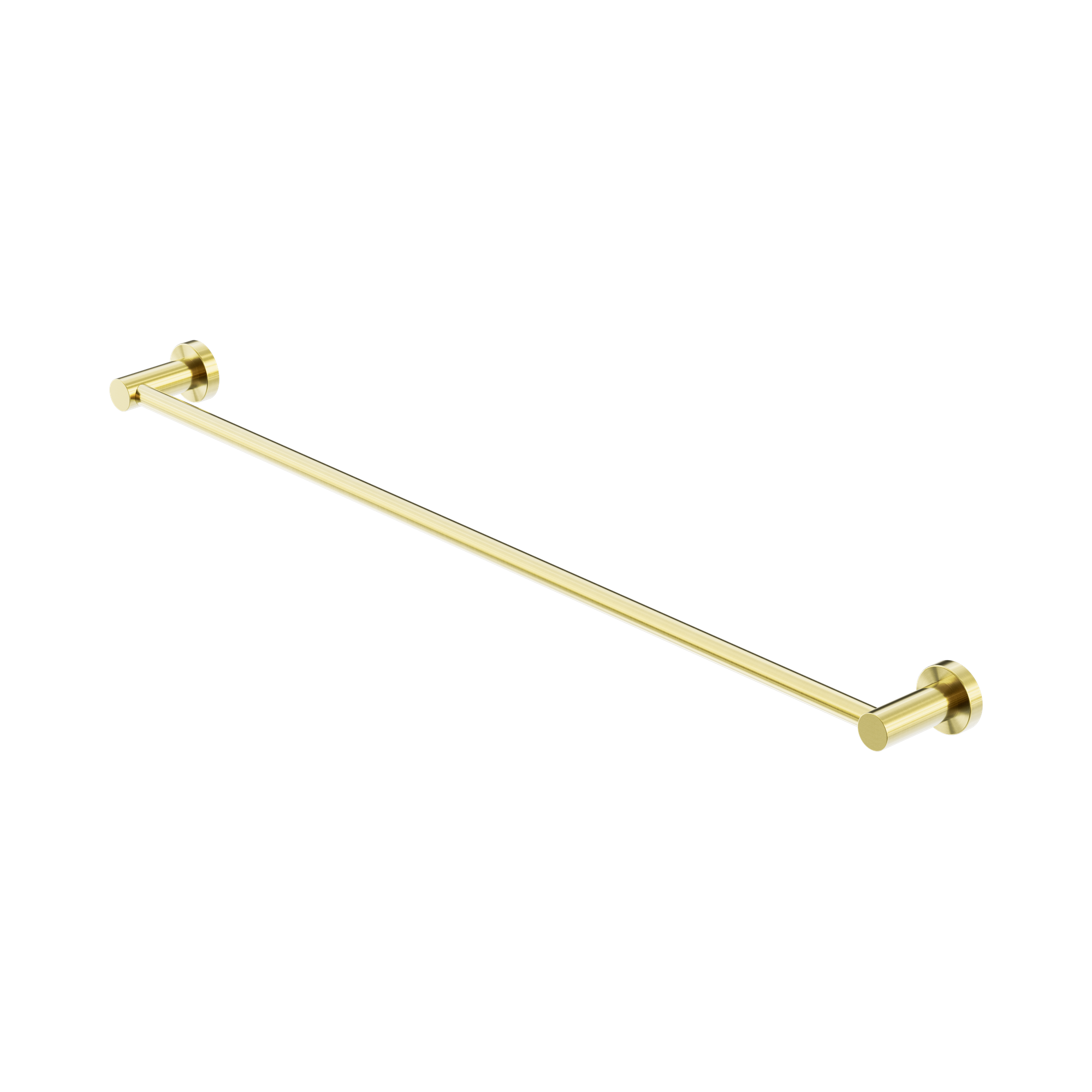 NR1930 BG Mecca Single Towel Rail 800mm Brushed Gold image 1