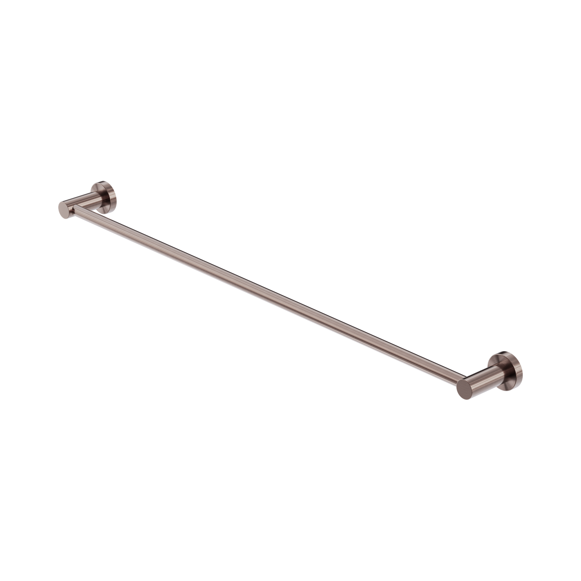 NR1930 BZ Mecca Single Towel Rail 800mm Brushed Bronze image 1