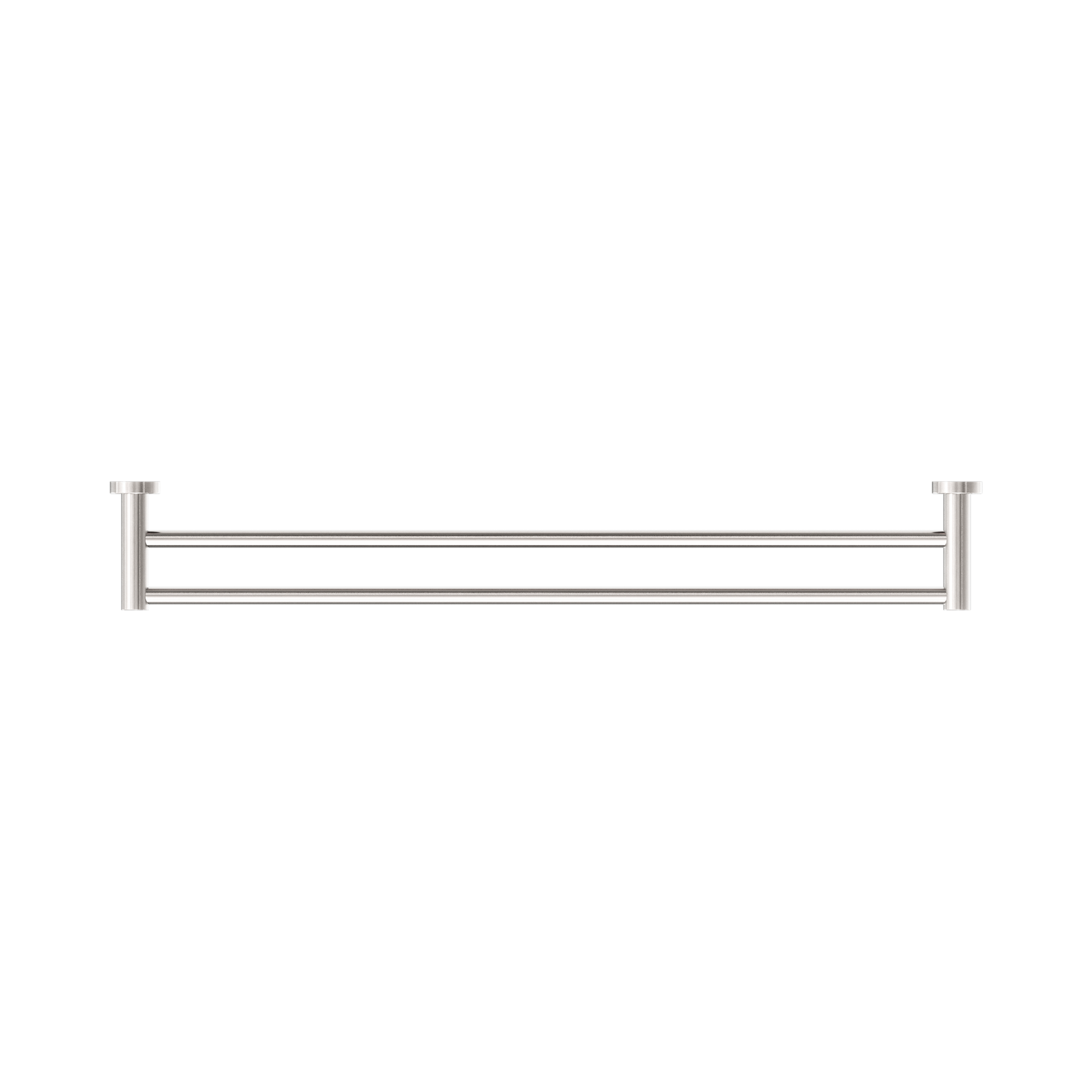 NR1930d BN Mecca Double Towel Rail 800mm Brushed Nickel image 3