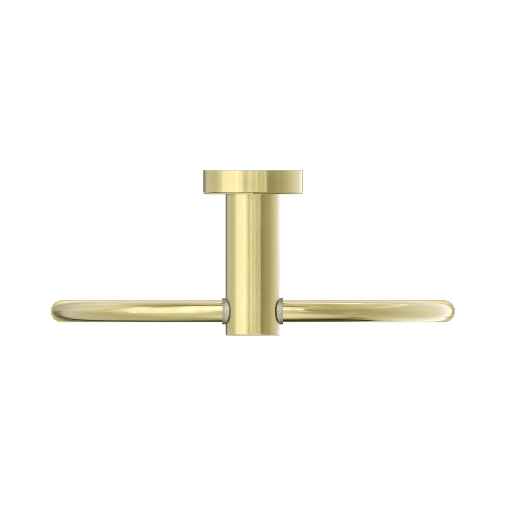 NR1980 BG Mecca Hand Towel Ring Brushed Gold image 3