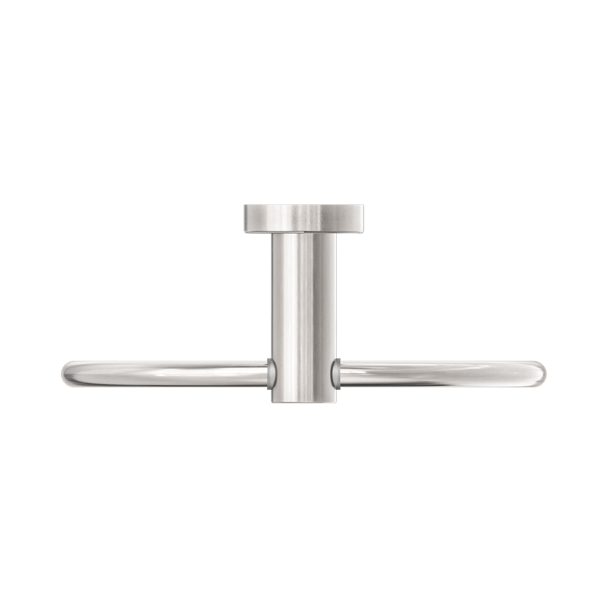 NR1980 BN Mecca Hand Towel Ring Brushed Nickel image 3