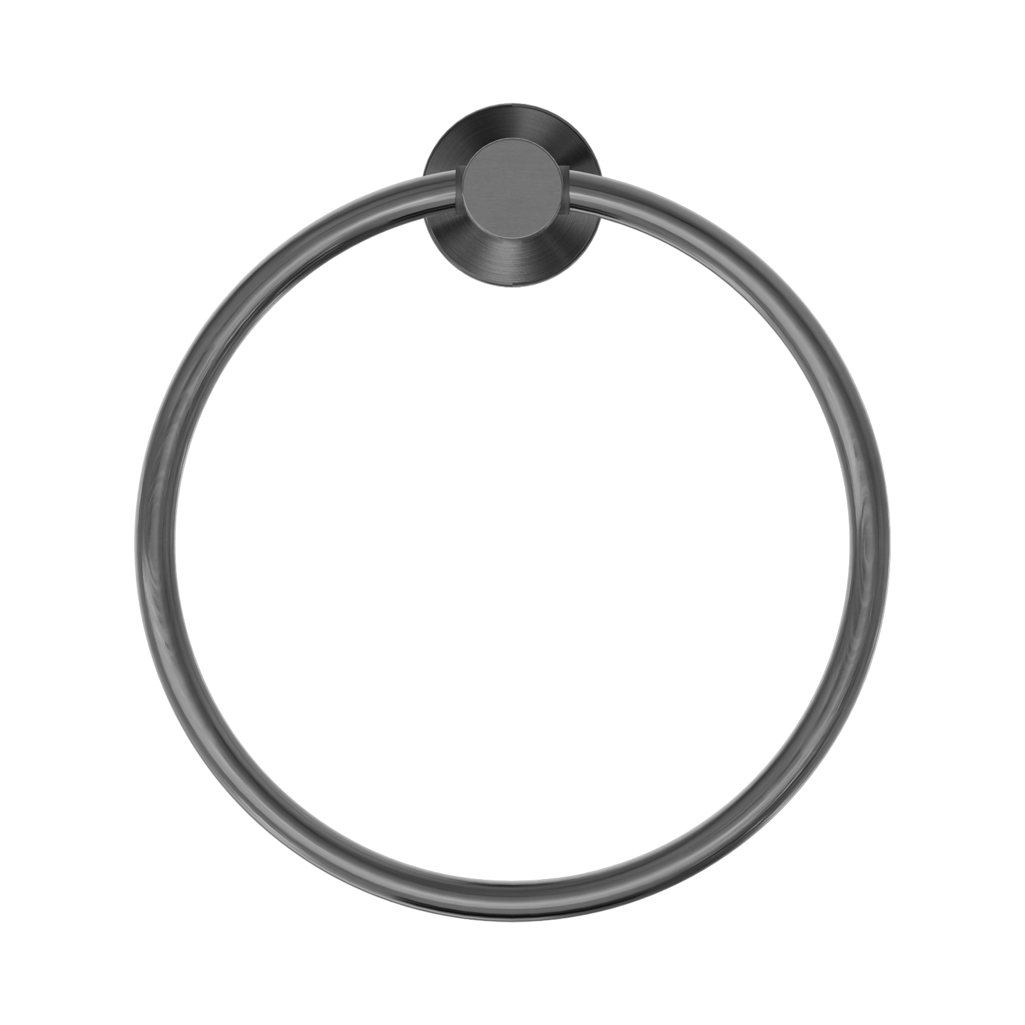 NR1980 GM Mecca Hand Towel Ring Gun Metal image 2