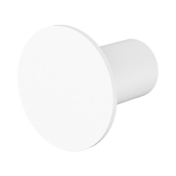 NR1982 AMW Mecca Robe Hook II Matte White Thumb