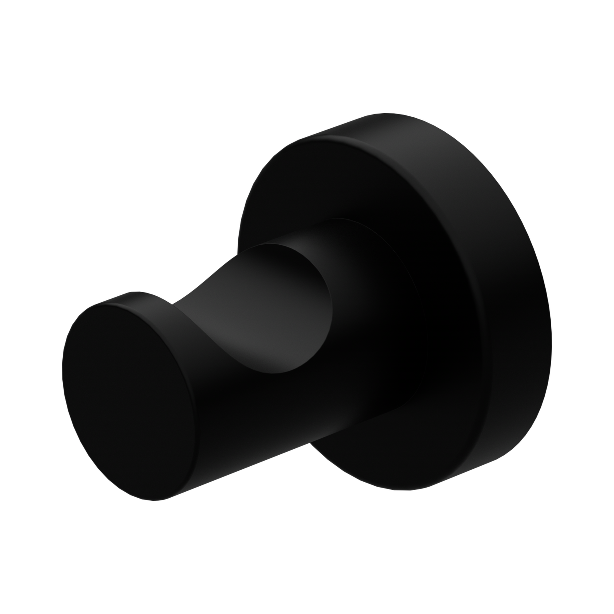 NR1982 MB Mecca Robe Hook Matte Black image 1