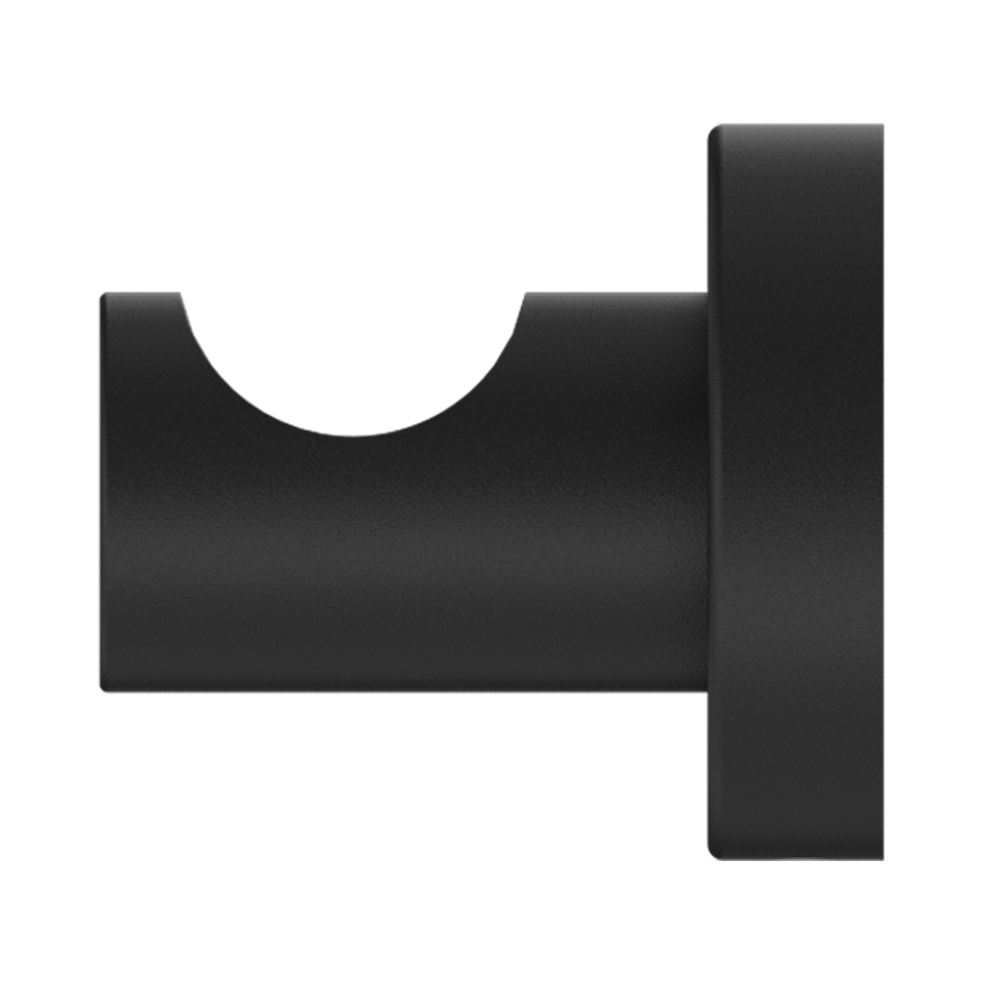 NR1982 MB Mecca Robe Hook Matte Black image 2