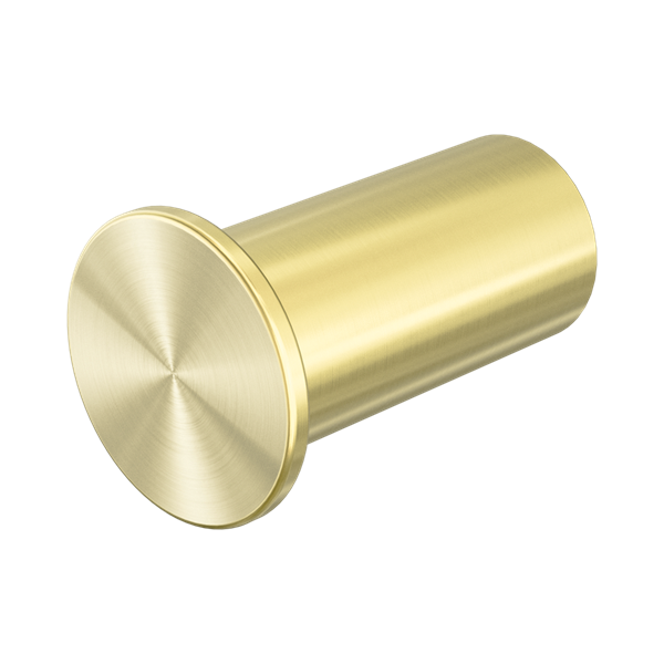 NR1982b BG Mecca Robe Hook Slim Brushed Gold Thumb