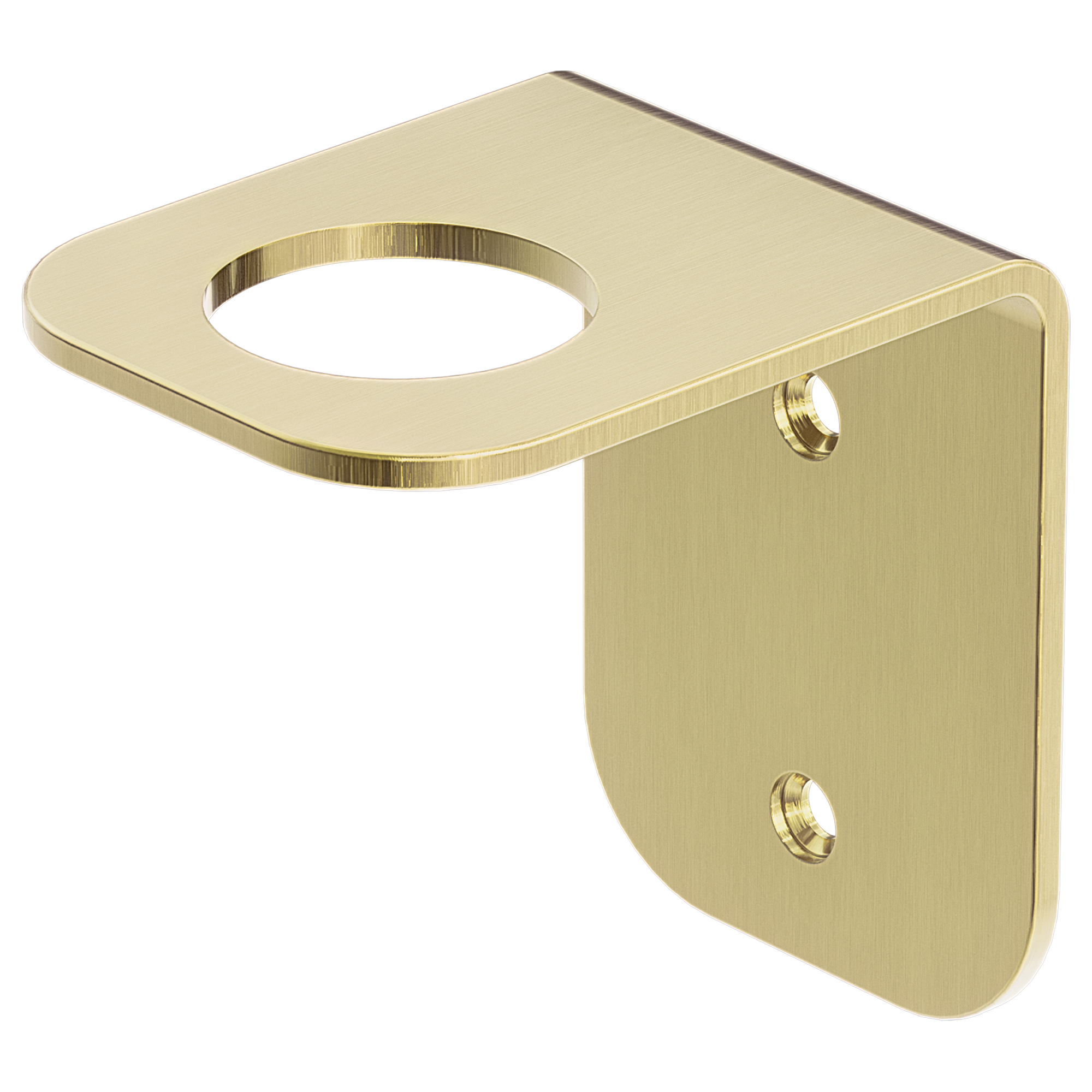 NR1985 BG Mecca Soap Bottle Holder Brushed Gold image 1