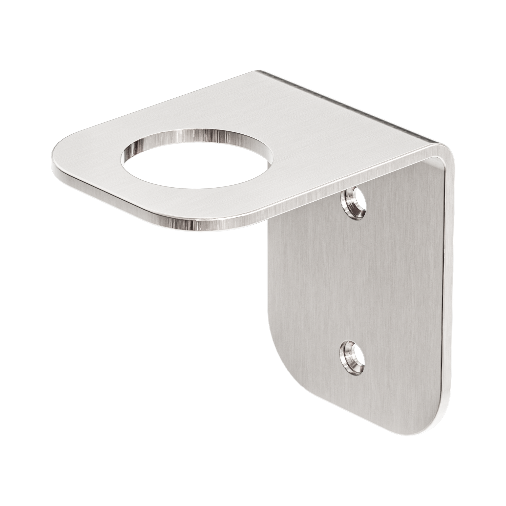 NR1985 BN Mecca Soap Bottle Holder Brushed Nickel image 1