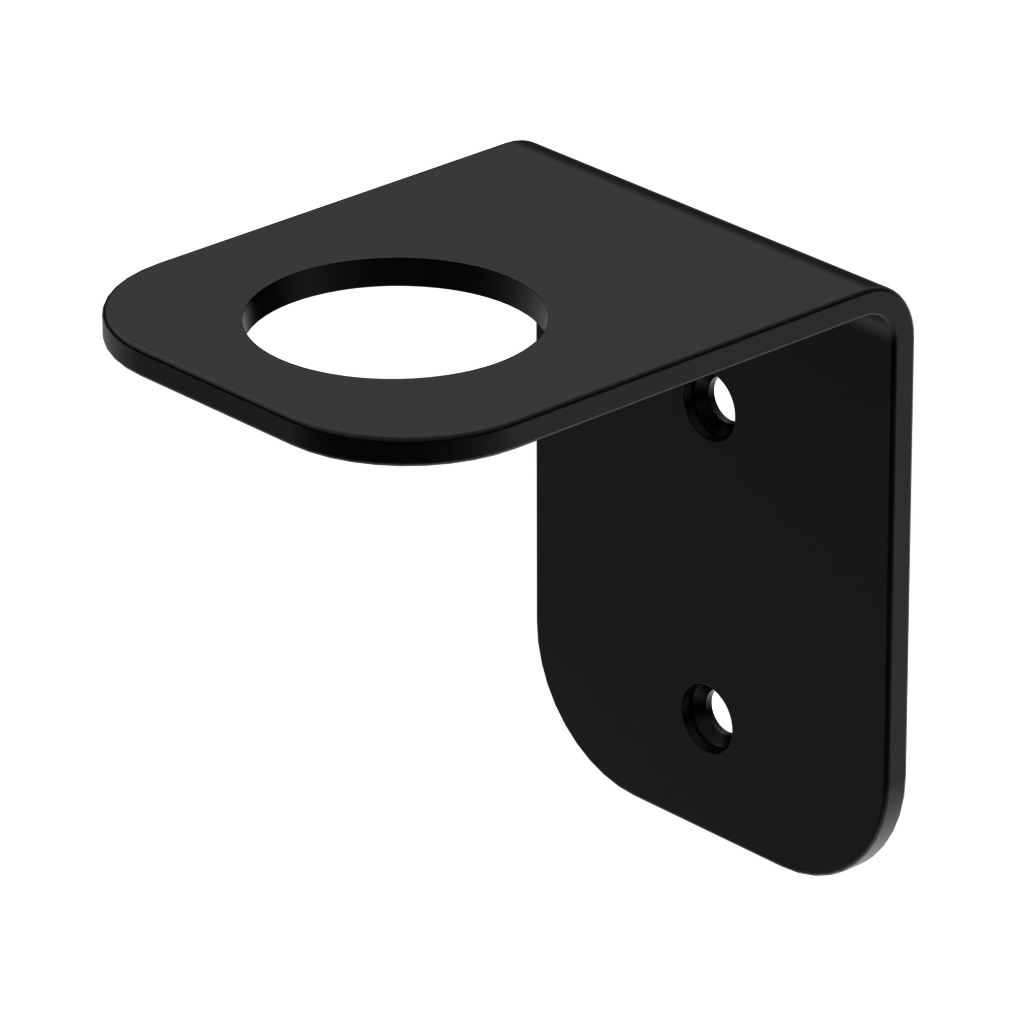 NR1985 MB Mecca Soap Bottle Holder Matte Black image 1