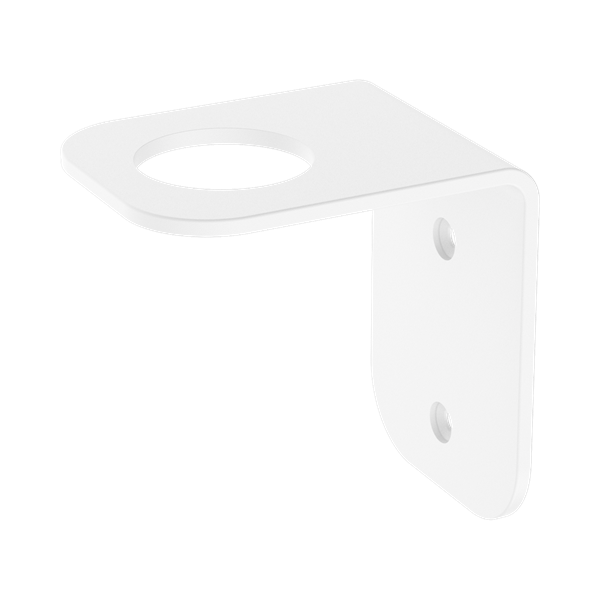 NR1985 MW Mecca Soap Bottle Holder Matte White Thumb