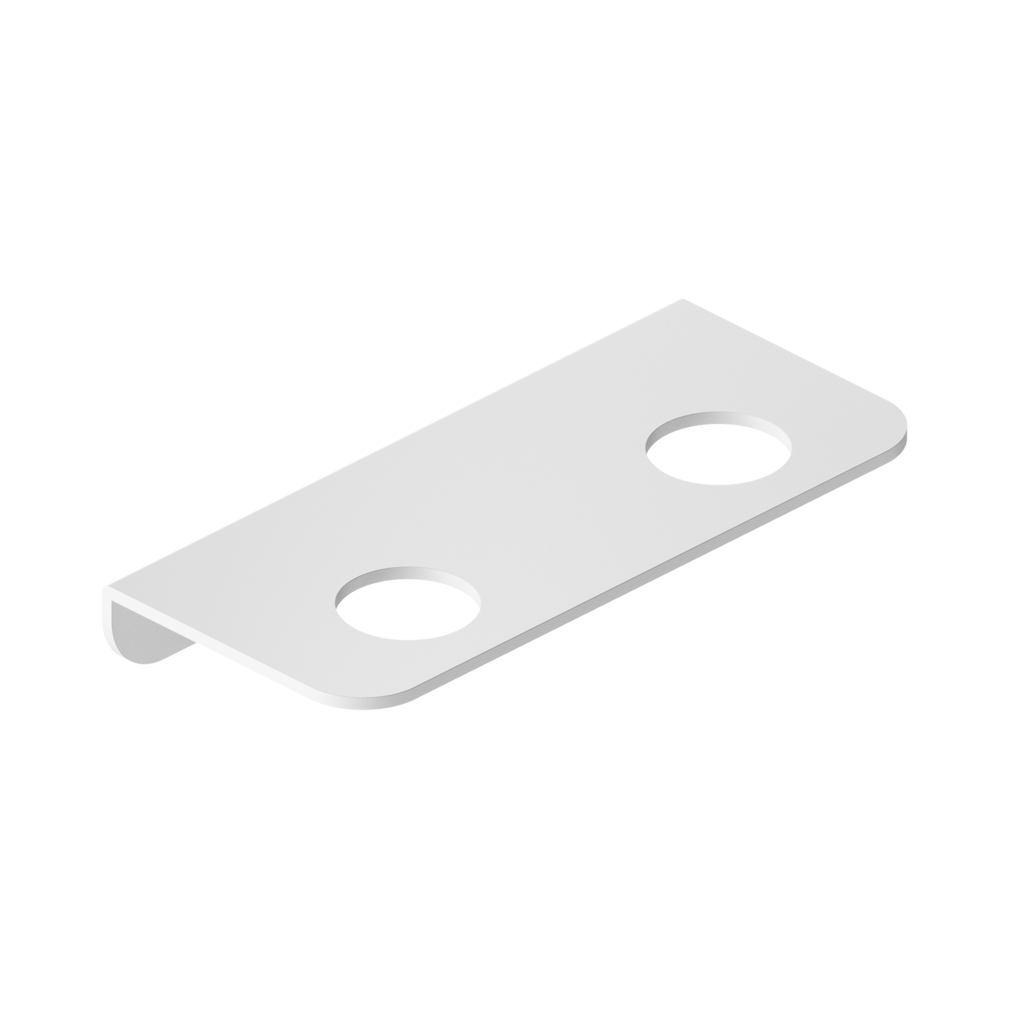 NR1985a MW Mecca Double Soap Bottle Holder Matte White image 1