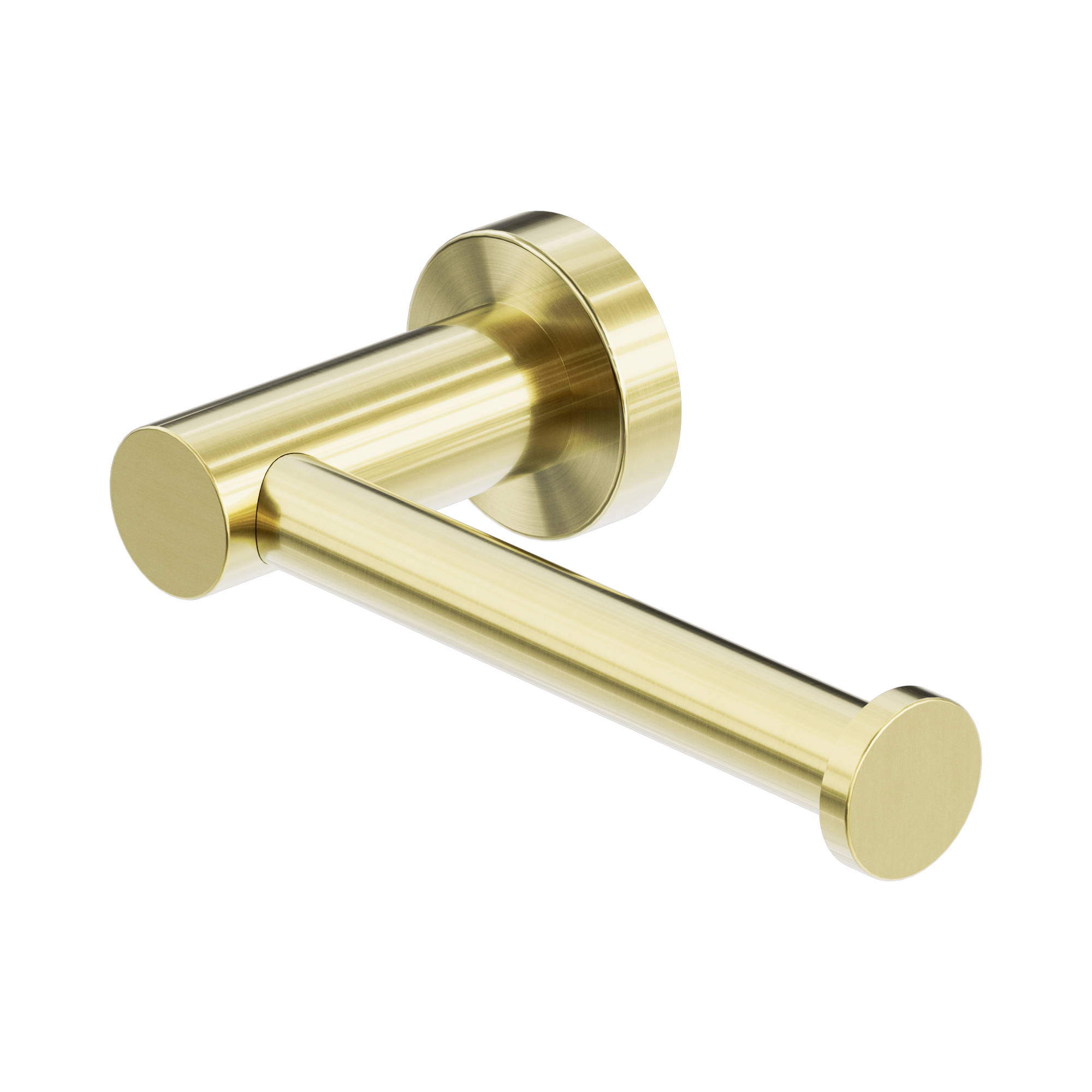 NR1986 BG Mecca Toilet Roll Holder Brushed Gold image 1