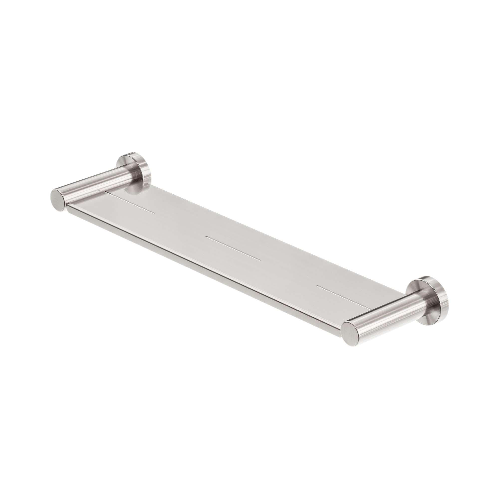 NR1987a BN Mecca Metal Shower Shelf Brushed Nickel image 1
