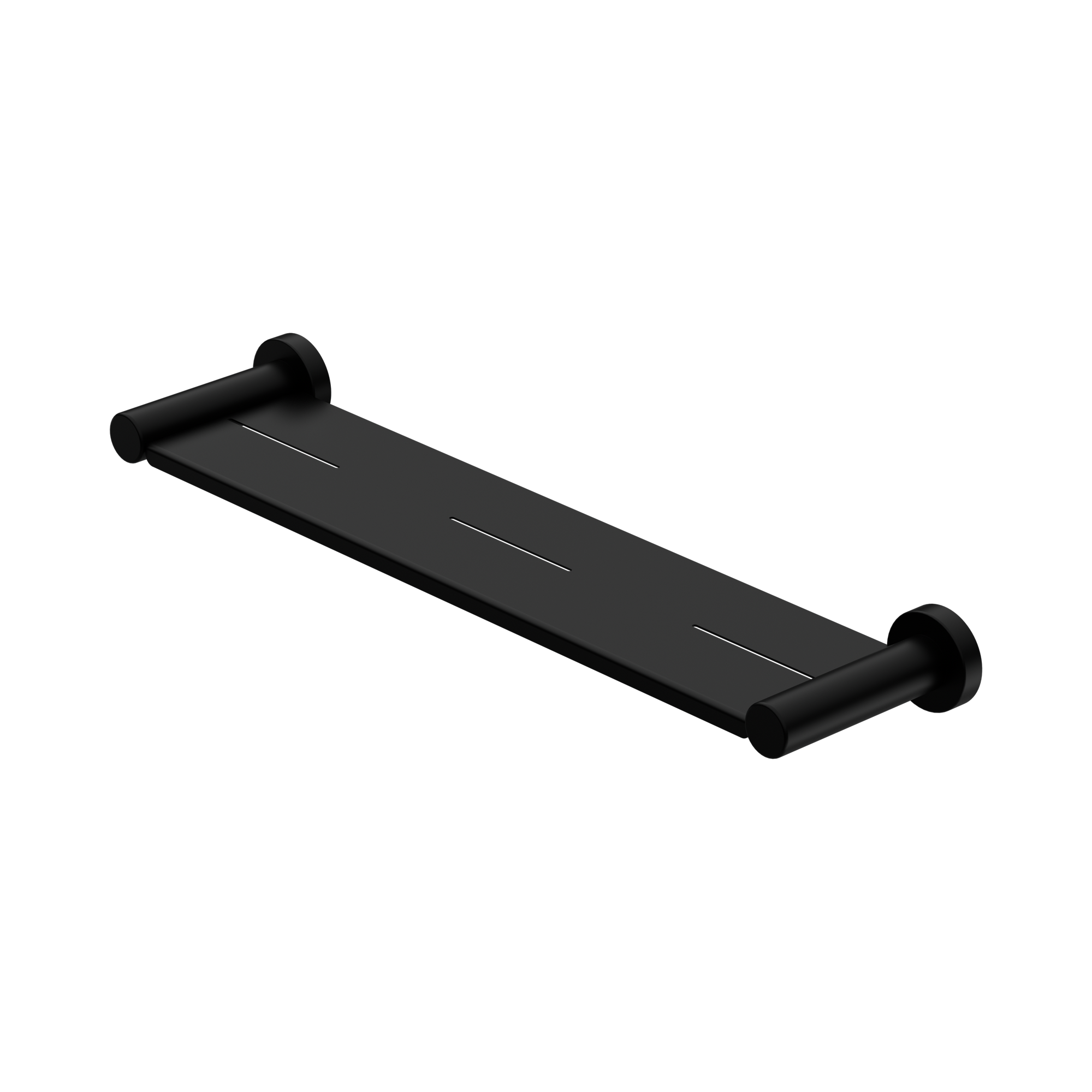 NR1987a MB Mecca Metal Shower Shelf Matte Black image 1