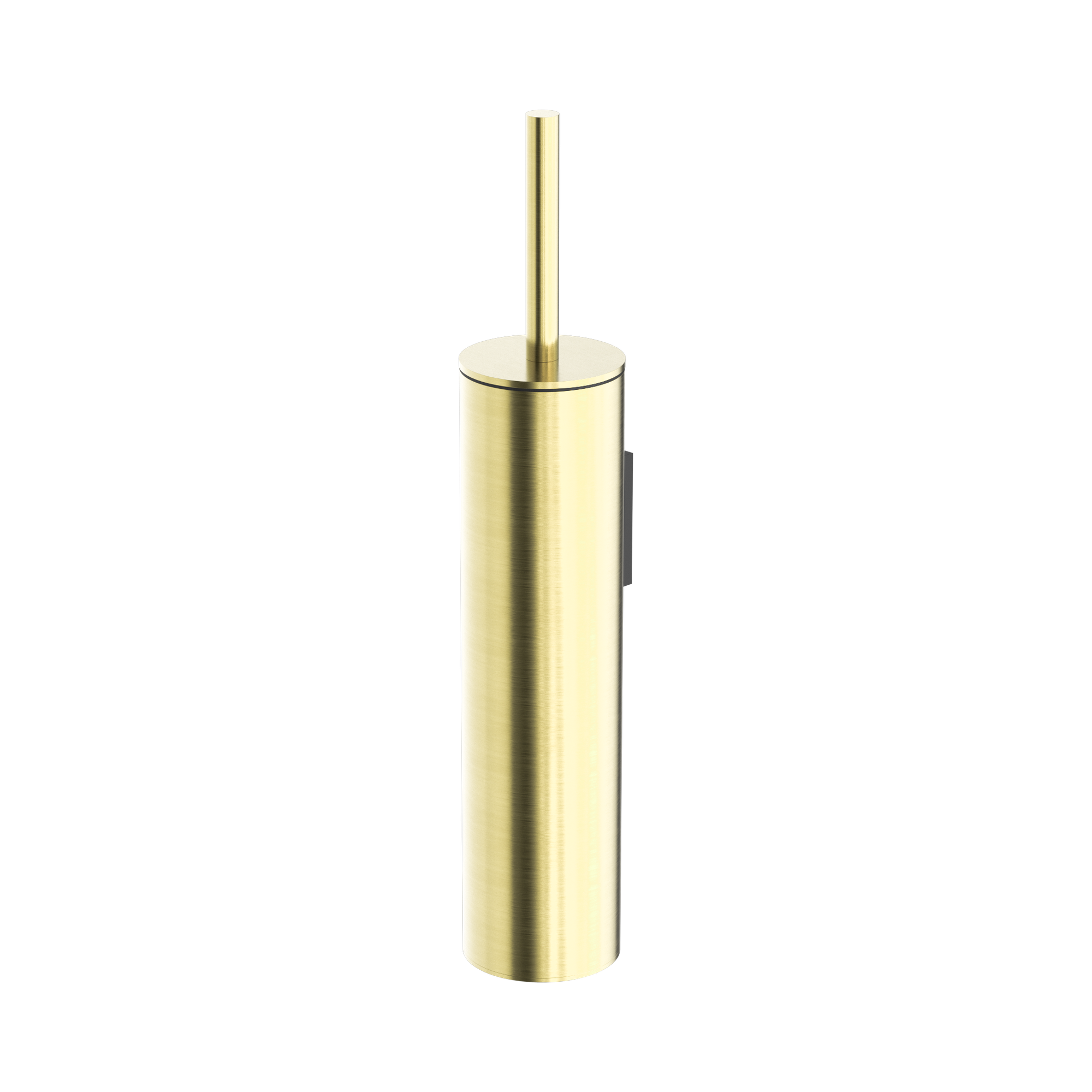 NR1988 BG Mecca Toilet Brush Holder Brushed Gold image 1