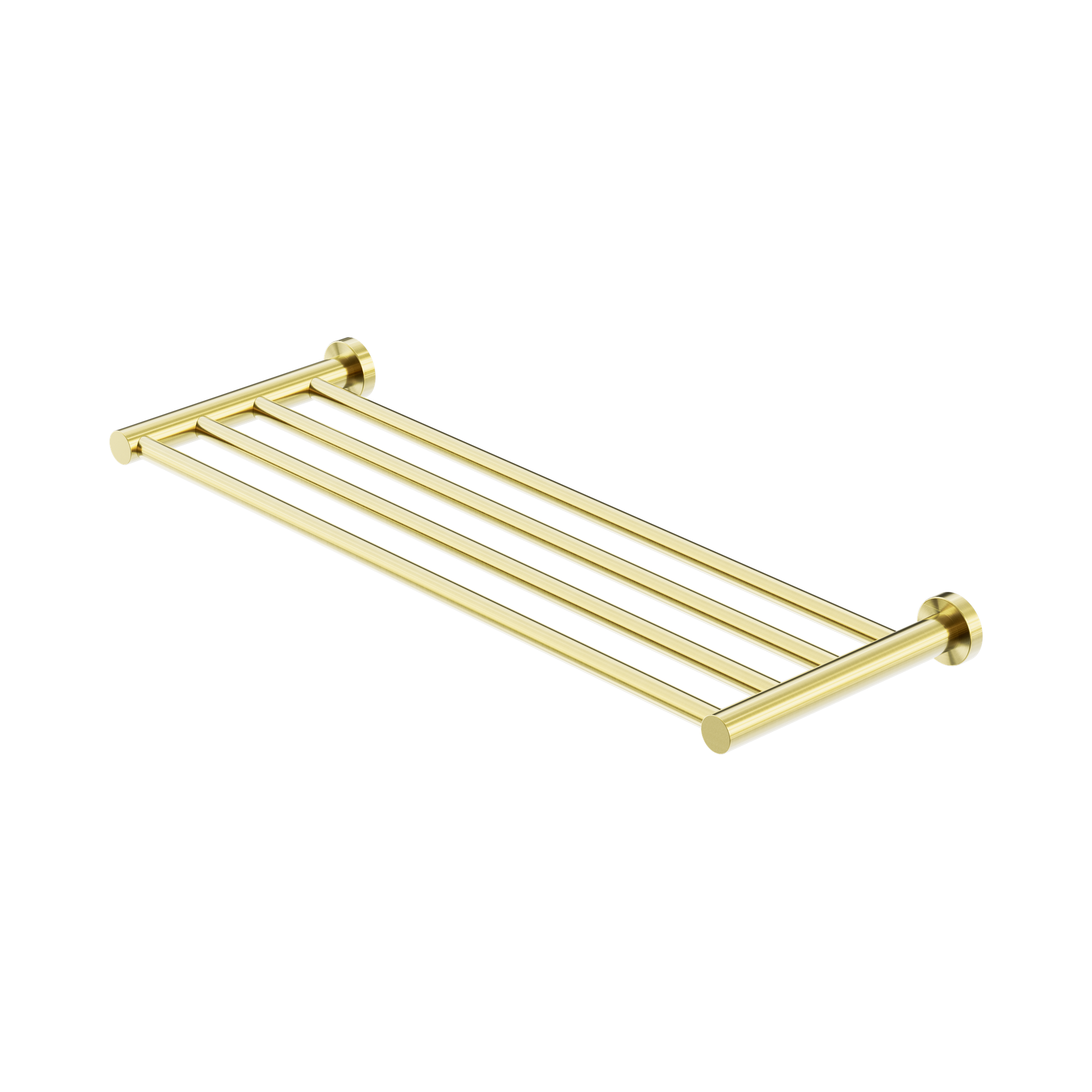 NR1989 BG Mecca Towel Rack Brushed Gold image 1