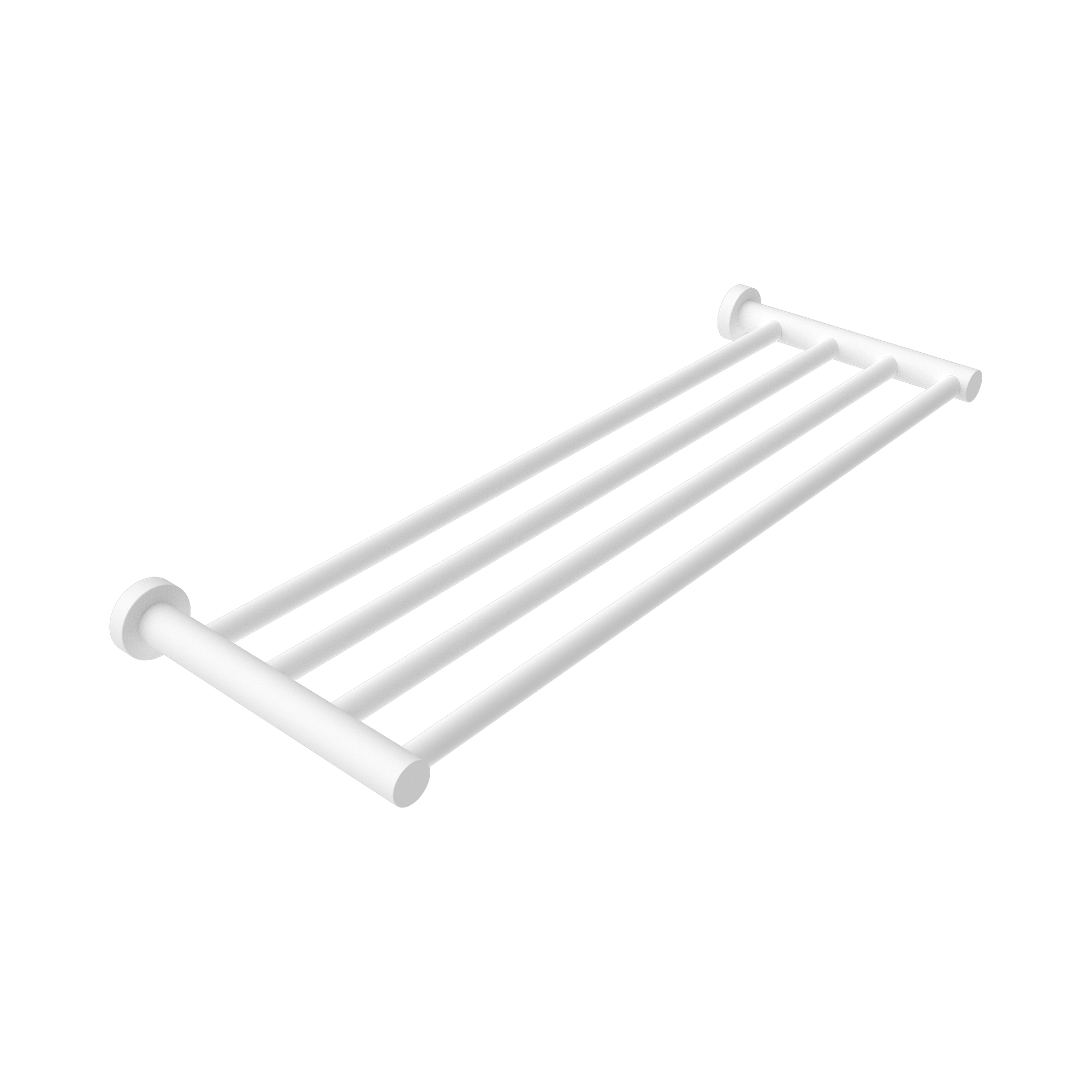 NR1989 MW Mecca Towel Rack Matte White image 1
