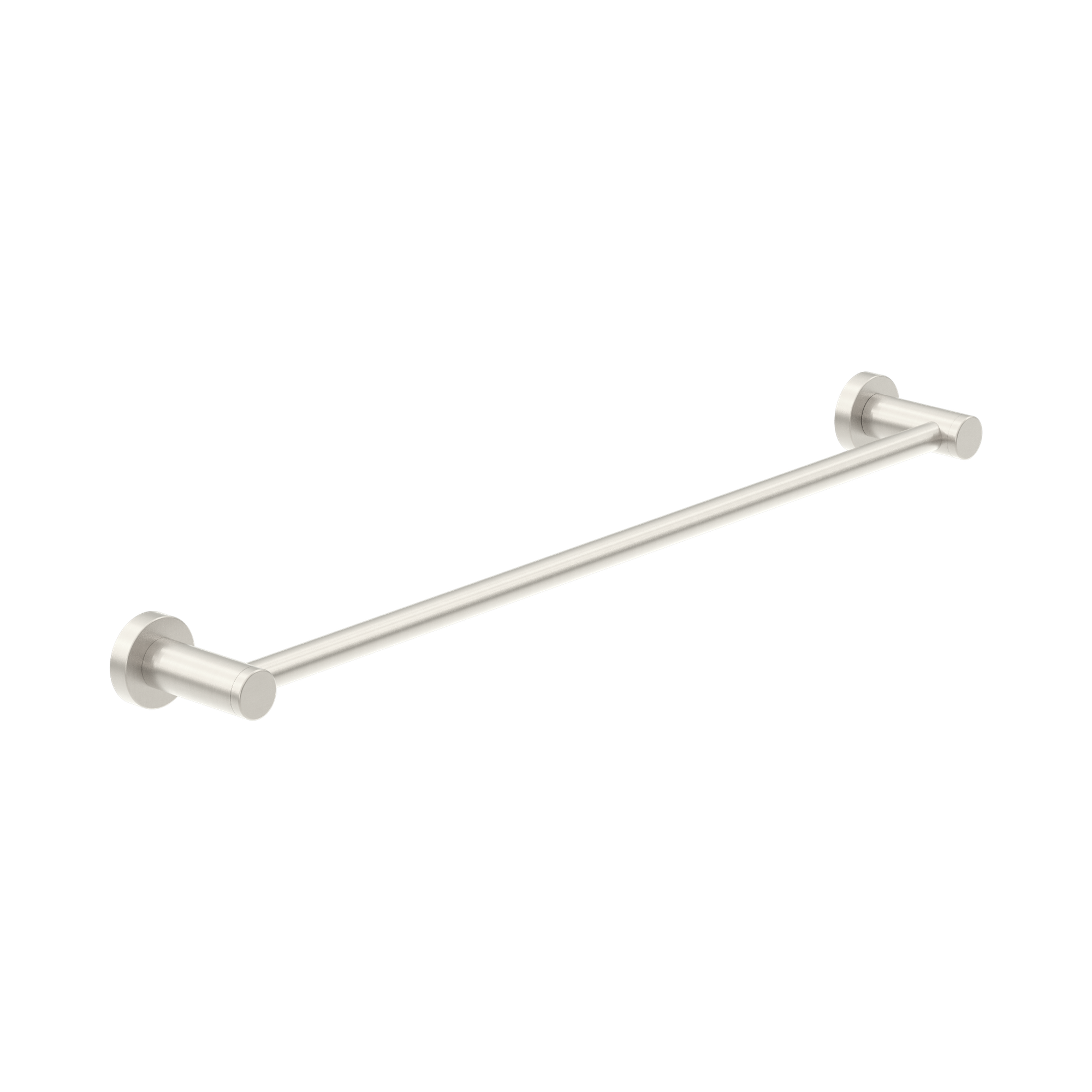 NR2024 BN Classic Single Towel Rail 600mm Brushed Nickel image 1