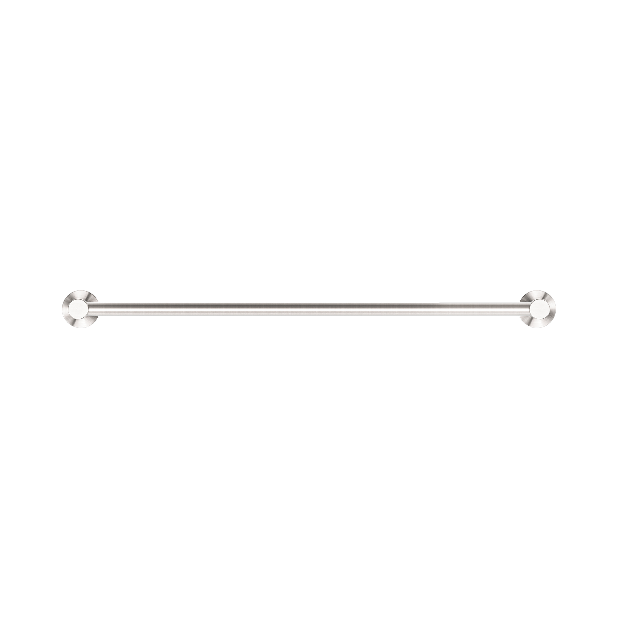 NR2024 BN Classic Single Towel Rail 600mm Brushed Nickel image 2