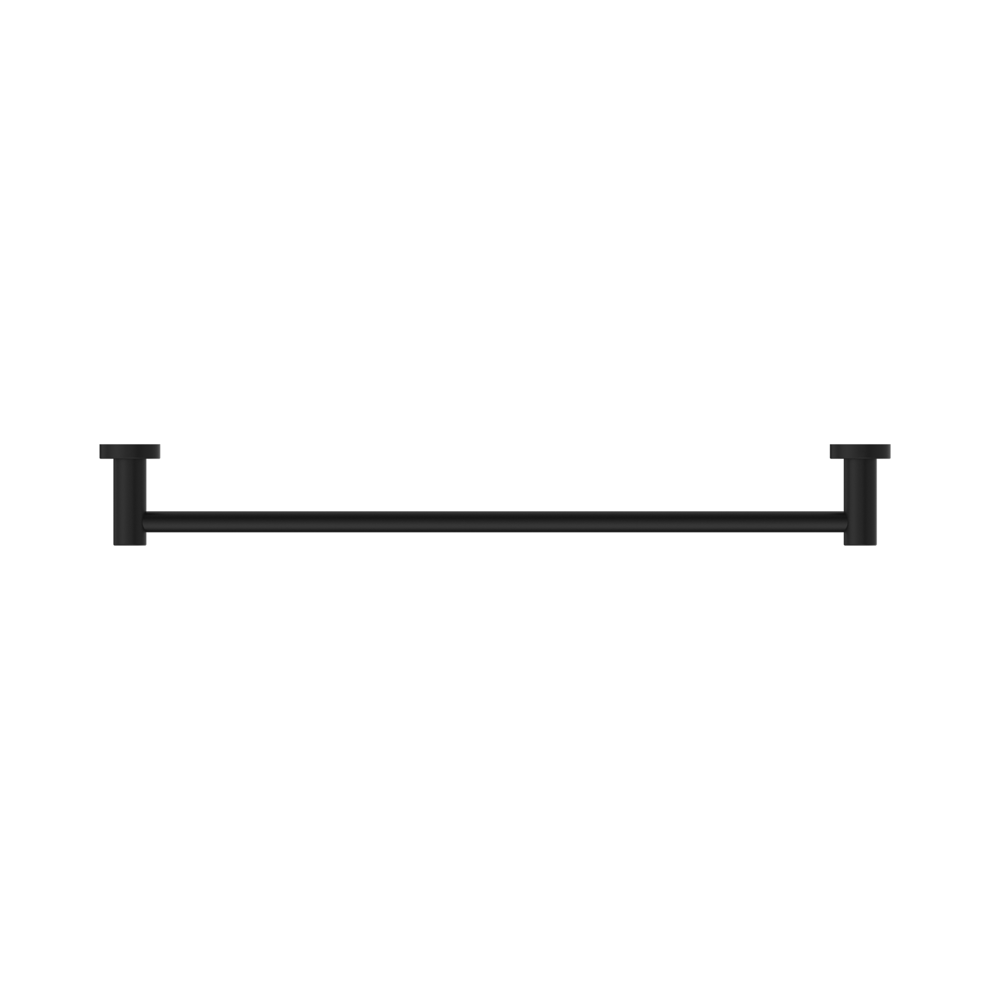NR2024 MB Classic Single Towel Rail 600mm Matte Black image 3
